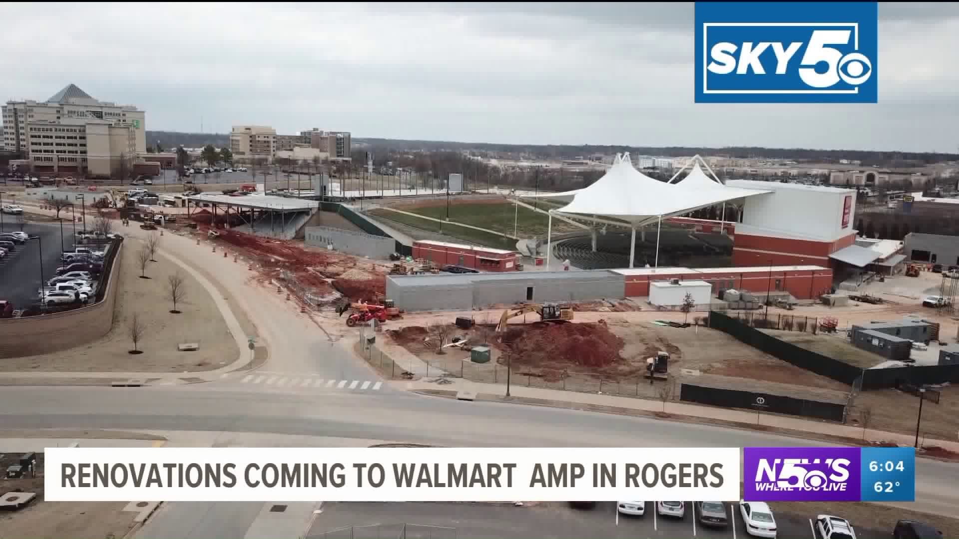 Construction Continues On Expansion At The Walmart AMP