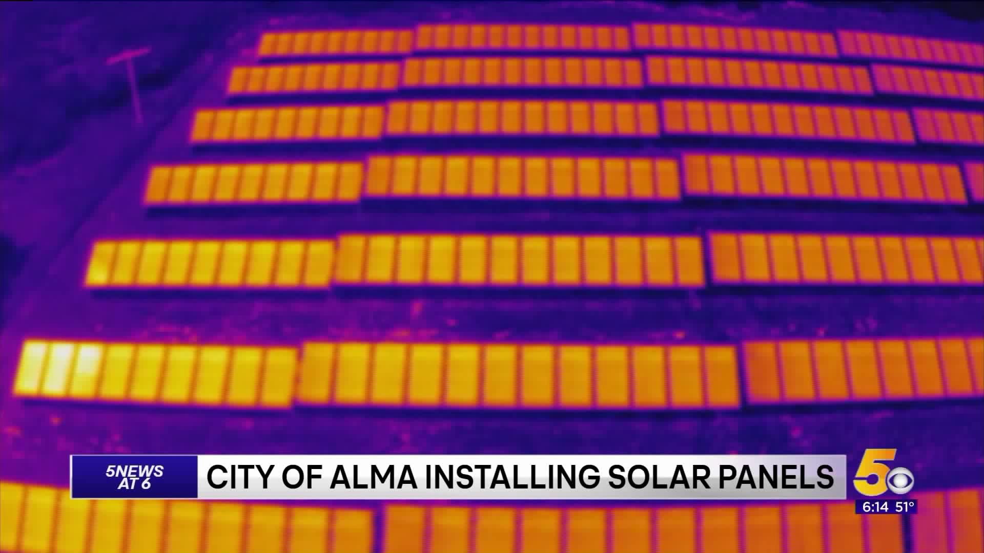 City Of Alma Installing Solar Panels