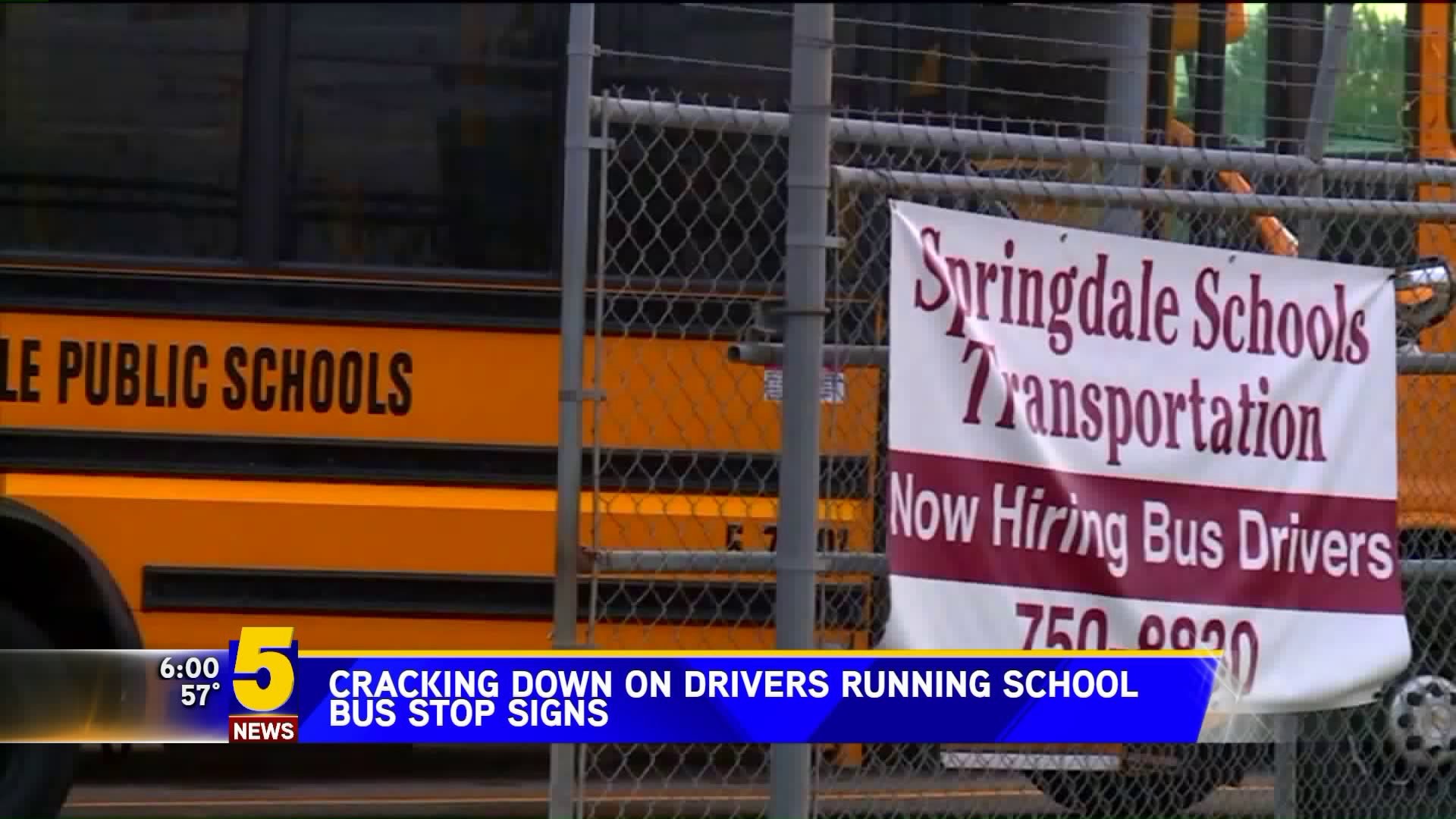 Barling Cracking Down On Drivers Running School Bus Stop Signs