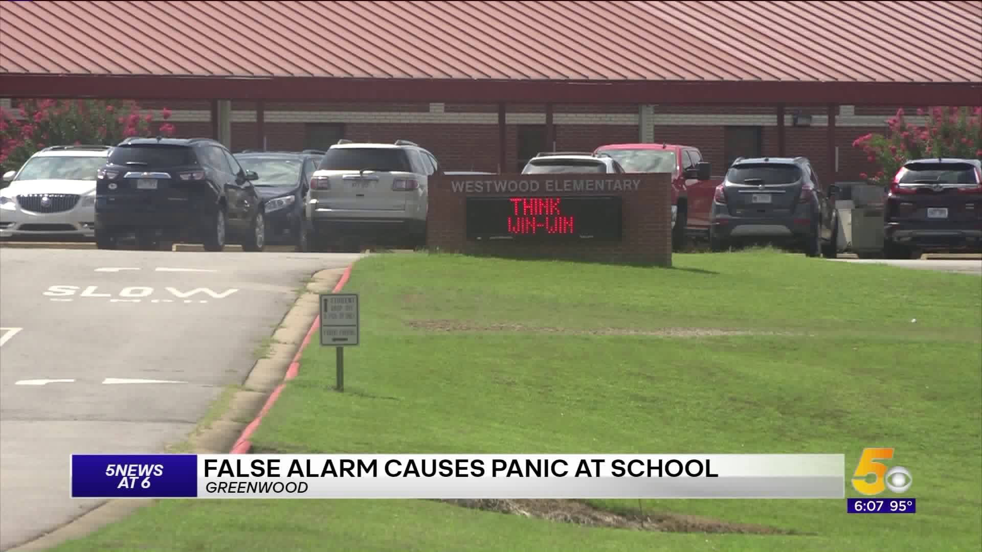 False Alarm Causes Panic at Greenwood School