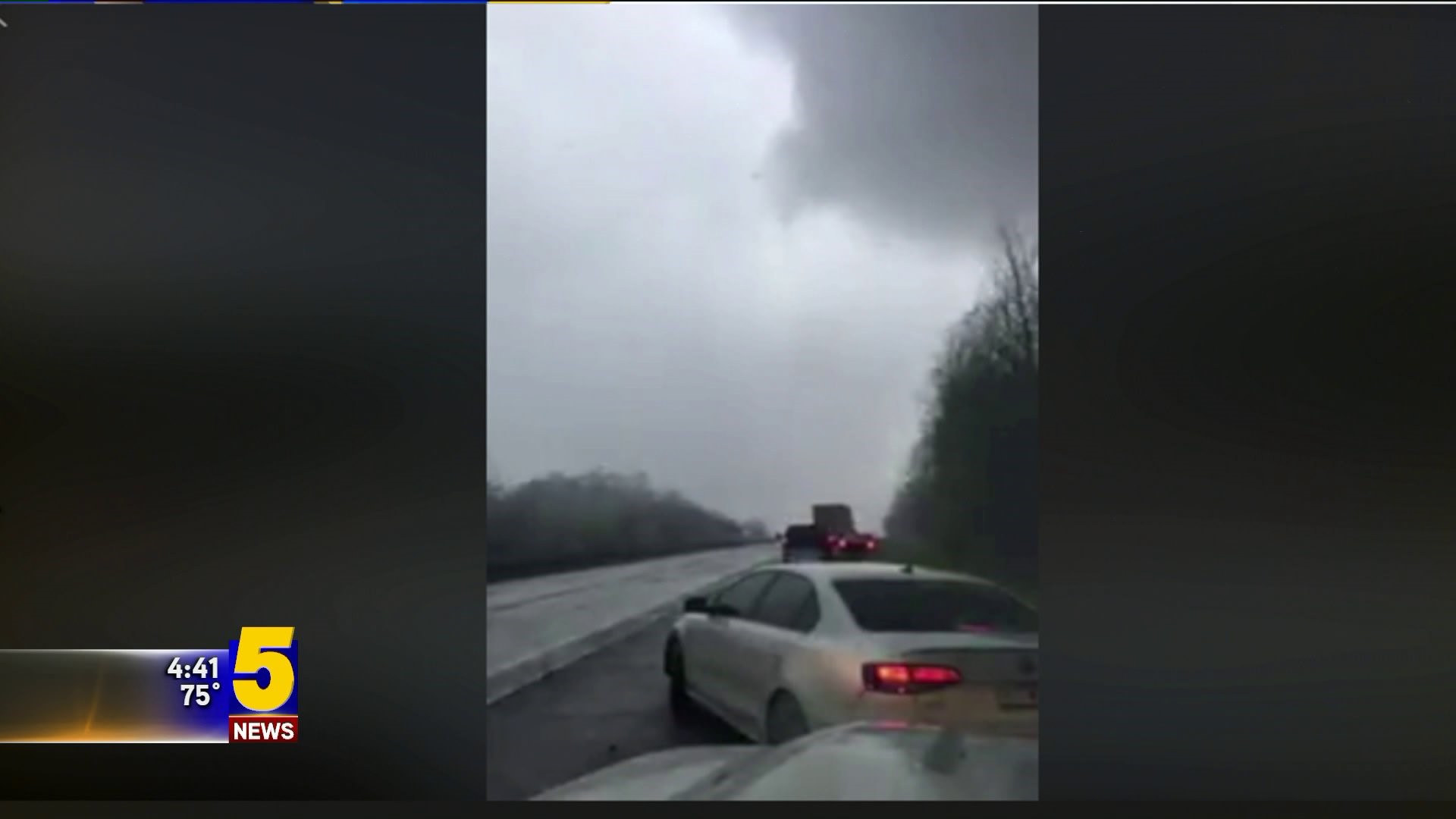 Possible Tornado In Mountainburg Video