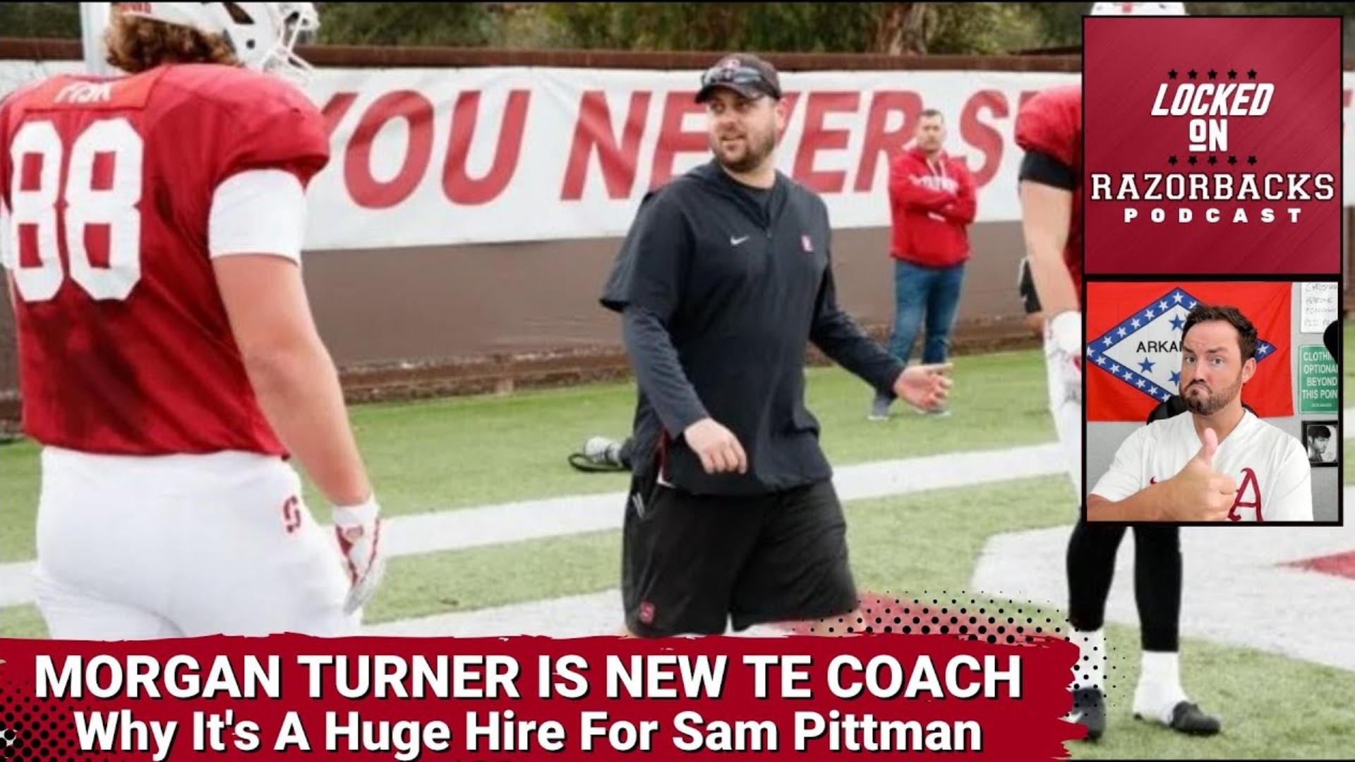 Arkansas hires Stanford's Morgan Turner as their new tight ends coach |  Locked On Razorbacks 