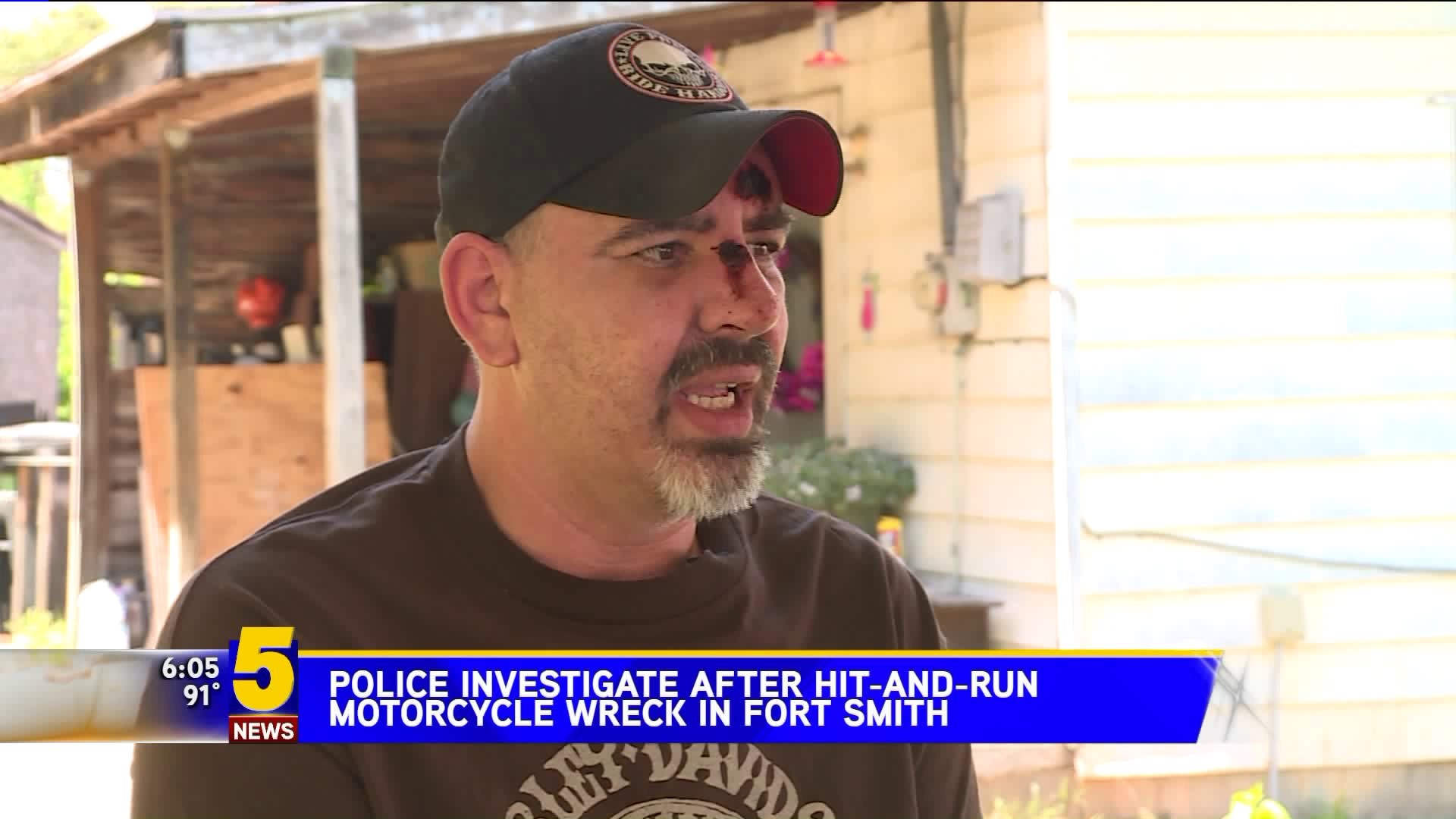 Police Investigate Hit-And-Run Motorcycle Accient In Fort Smith