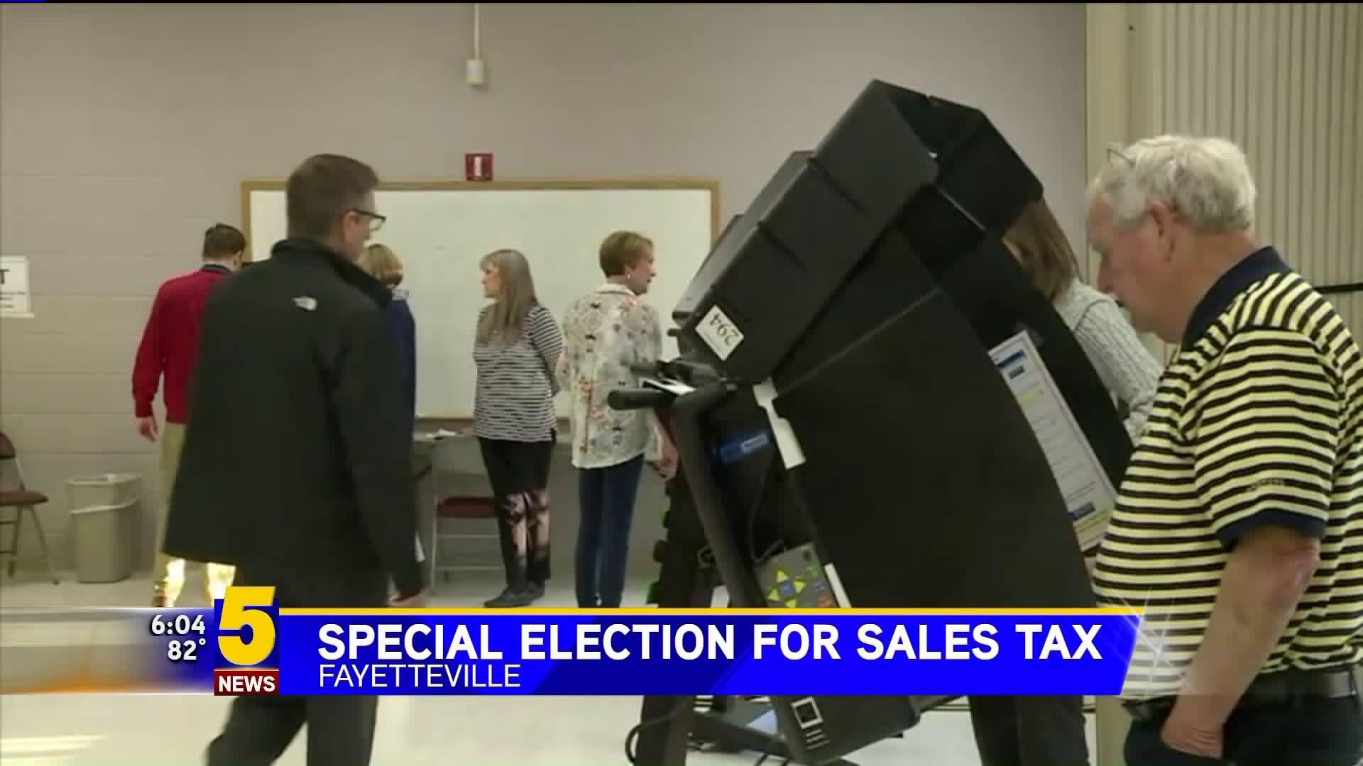 Special Election for Sales Tax