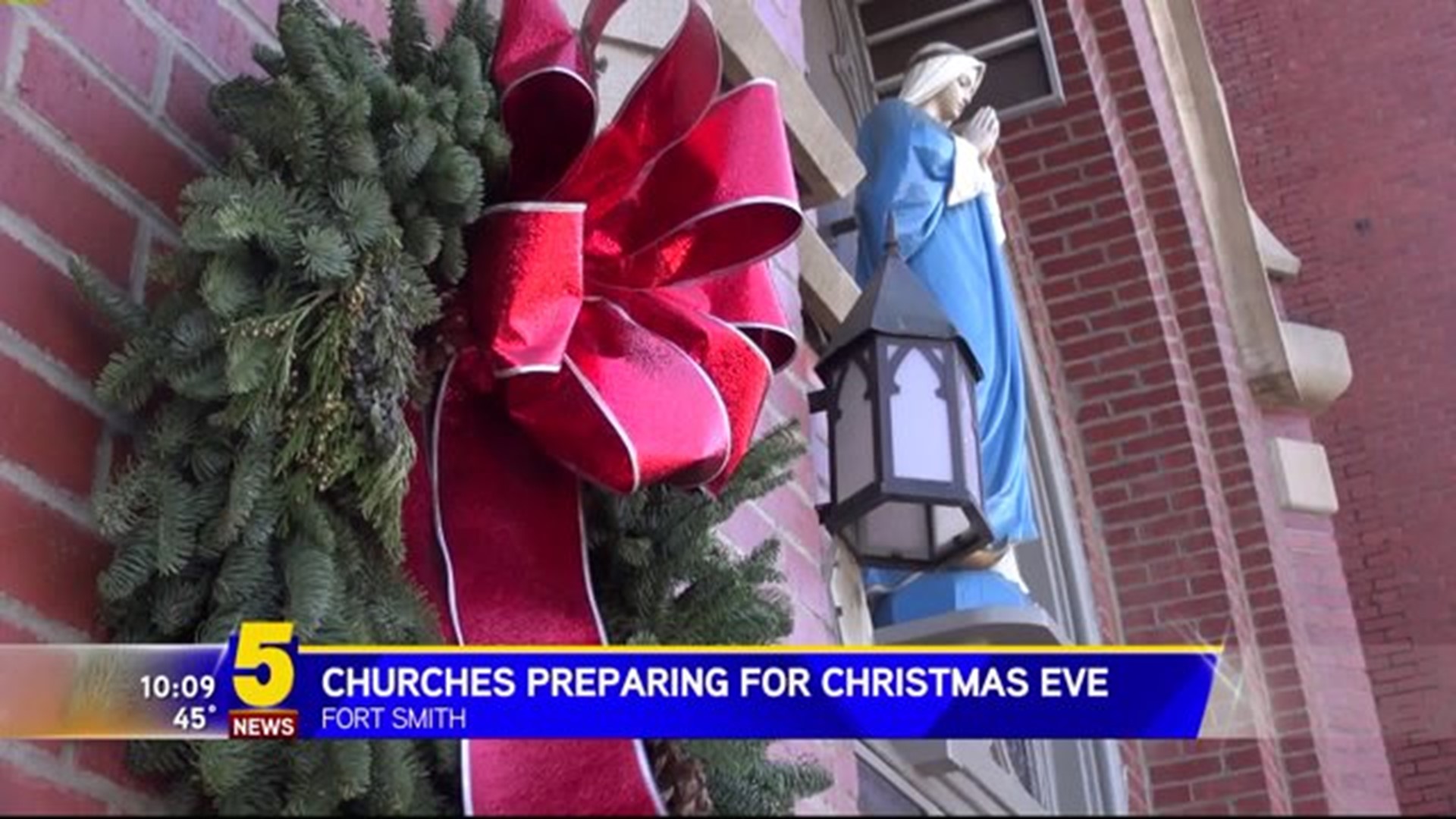 Churches Prepare For Christmas Services
