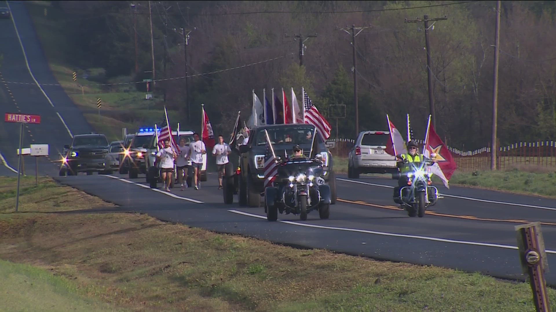 ARKANSAS RUN FOR THE FALLEN" HONORS ALL ARKANSANS KILLED IN ACTIVE DUTY SINCE 9/11...