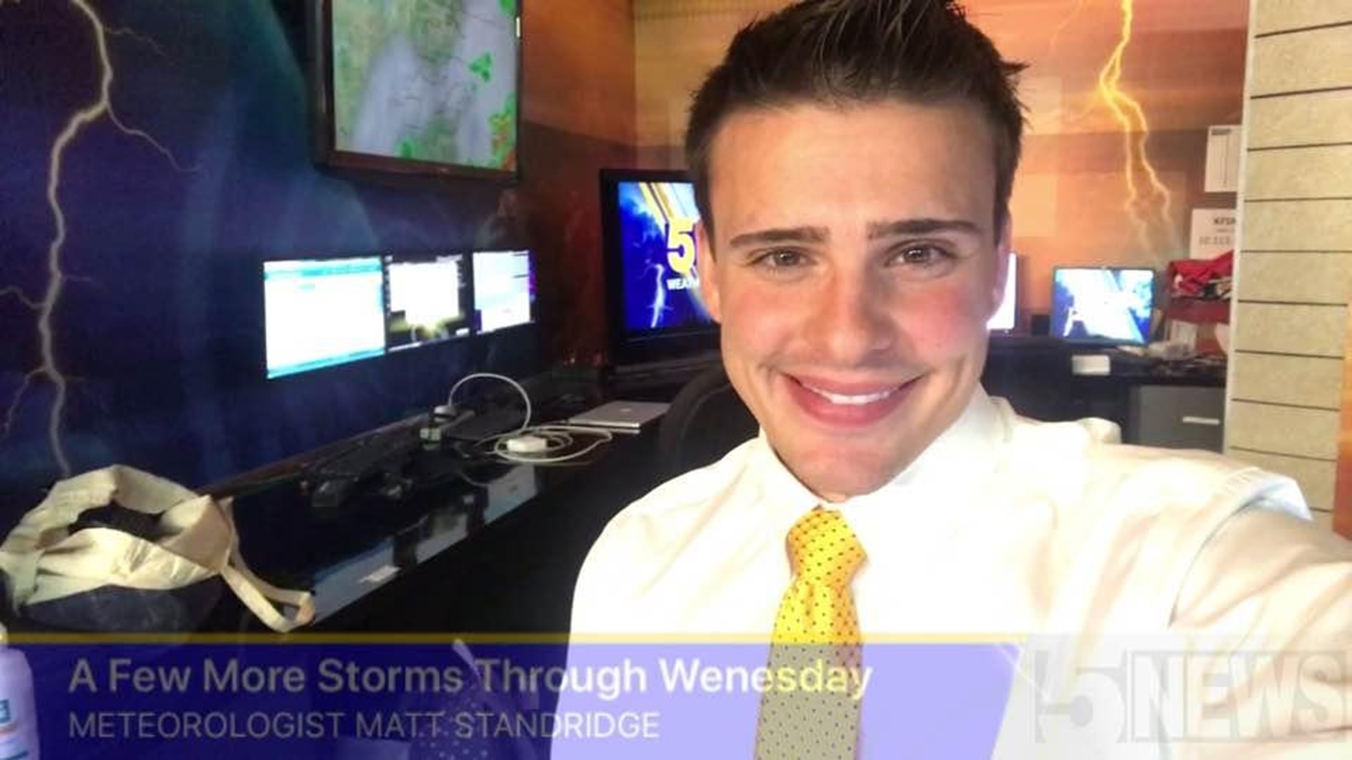 Showers And Storms Linger Through Wednesday | 5newsonline.com