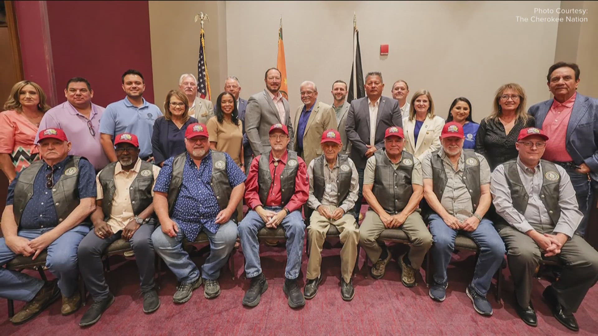 The veterans left Tulsa to visit the National War Memorials built in their honor.