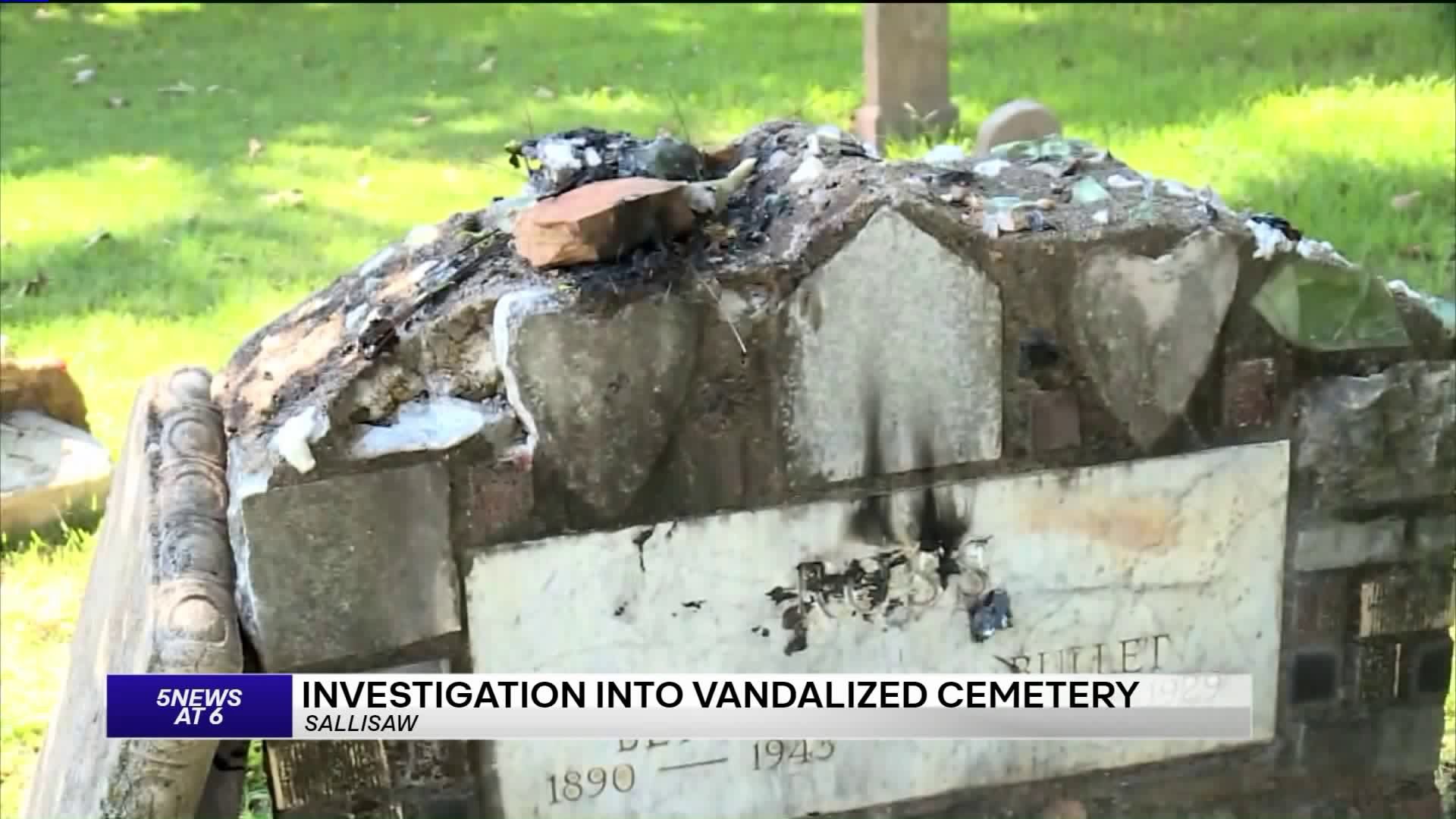 Investigation Into Vandalized Cemetery