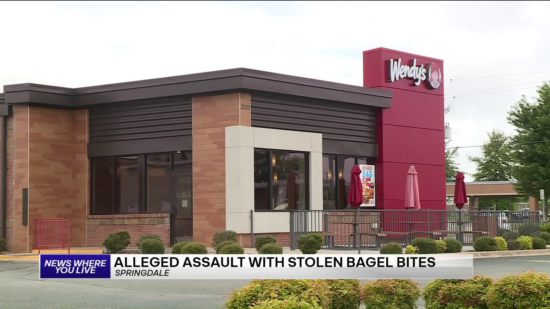 Alleged Assault with Stolen Bagel Bites