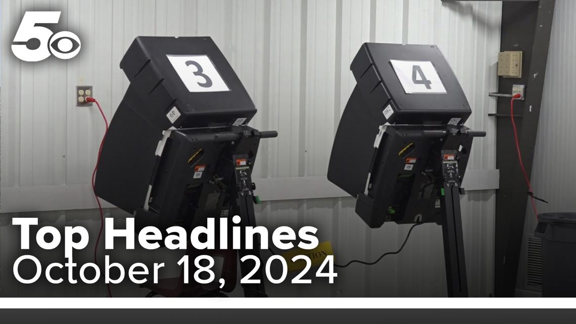 Top Headlines Oct. 18, 2024
