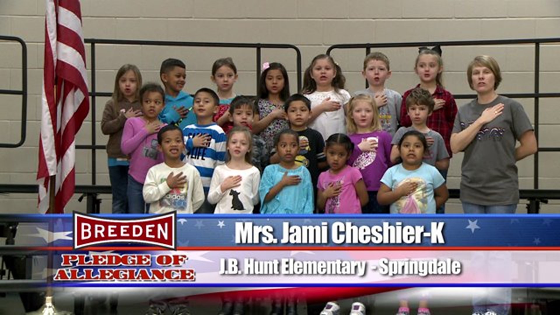 J.B. Hunt Elementary - Springdale, Mrs. Chesier - Kindergarten