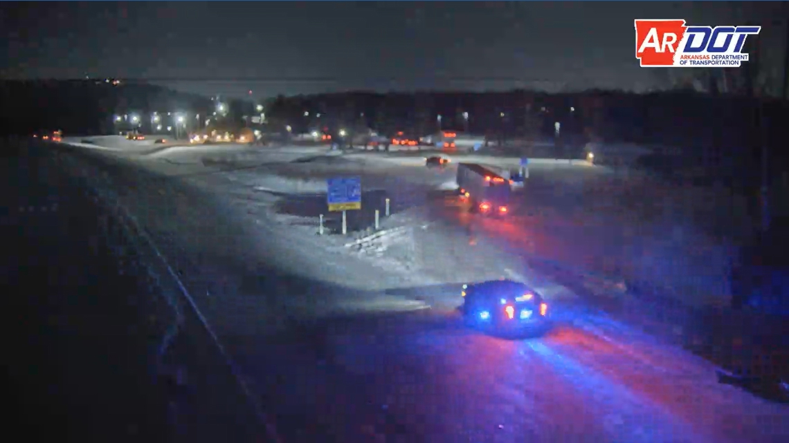 Live traffic updates: Travel conditions across Arkansas on Monday, January 26