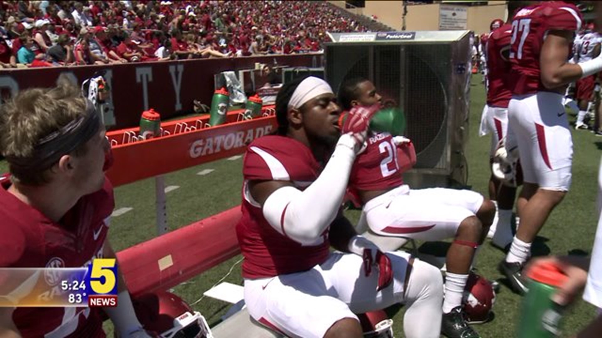 Hogs Wrap Up Spring With Red-White Game