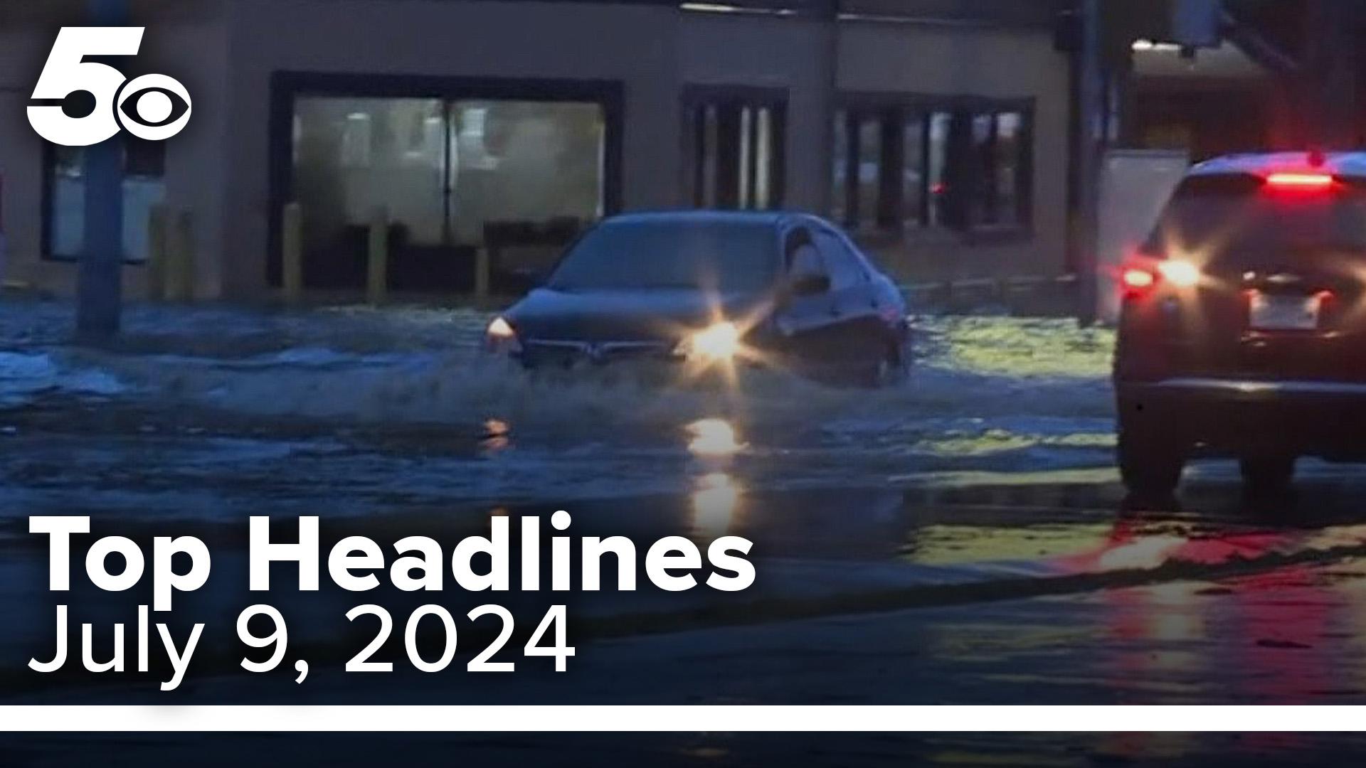 Arkansas community leaders stress flood warnings amid heavy rainfall across the state.