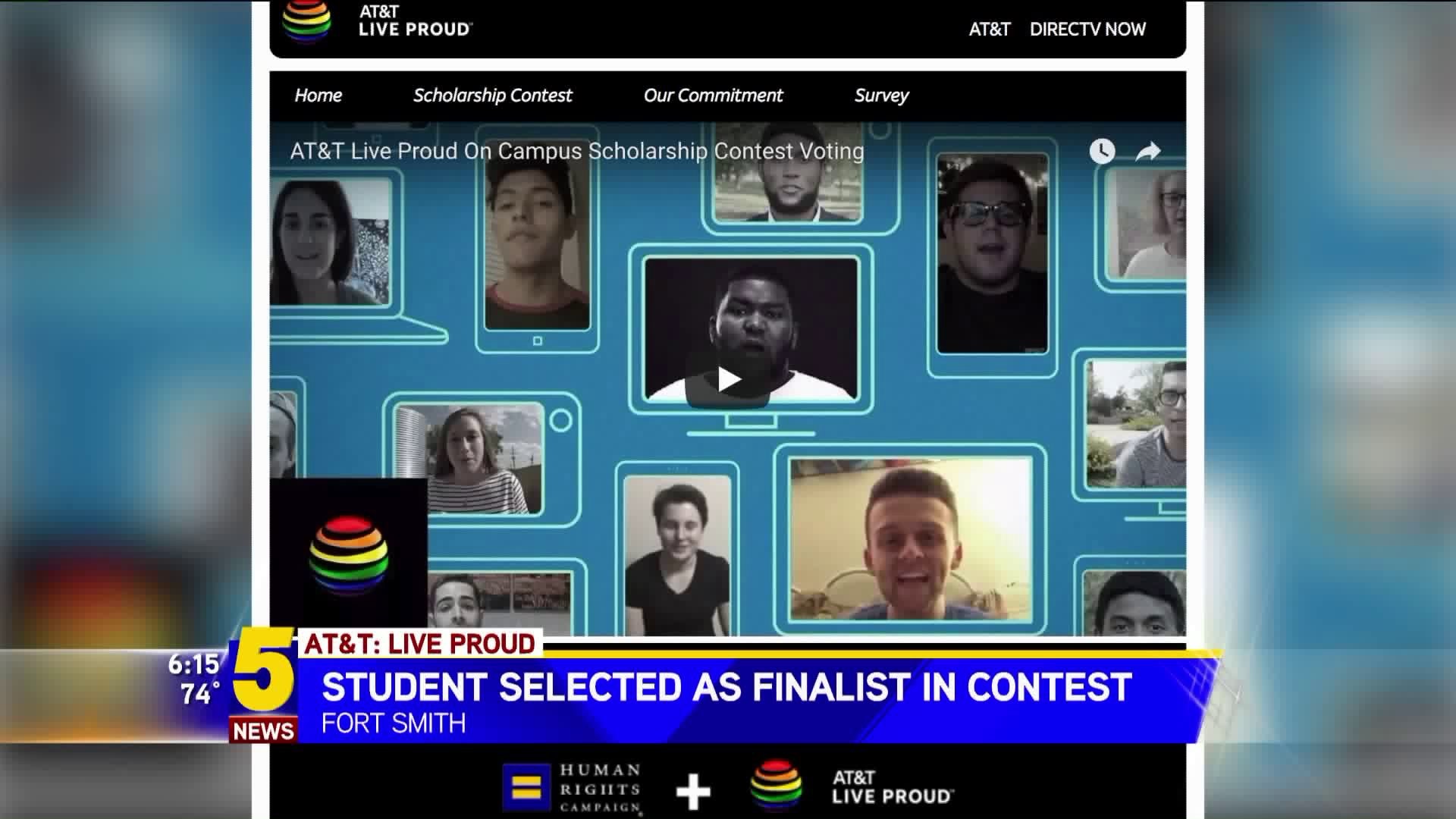 Student Selected As Finalist In AT&T Contest