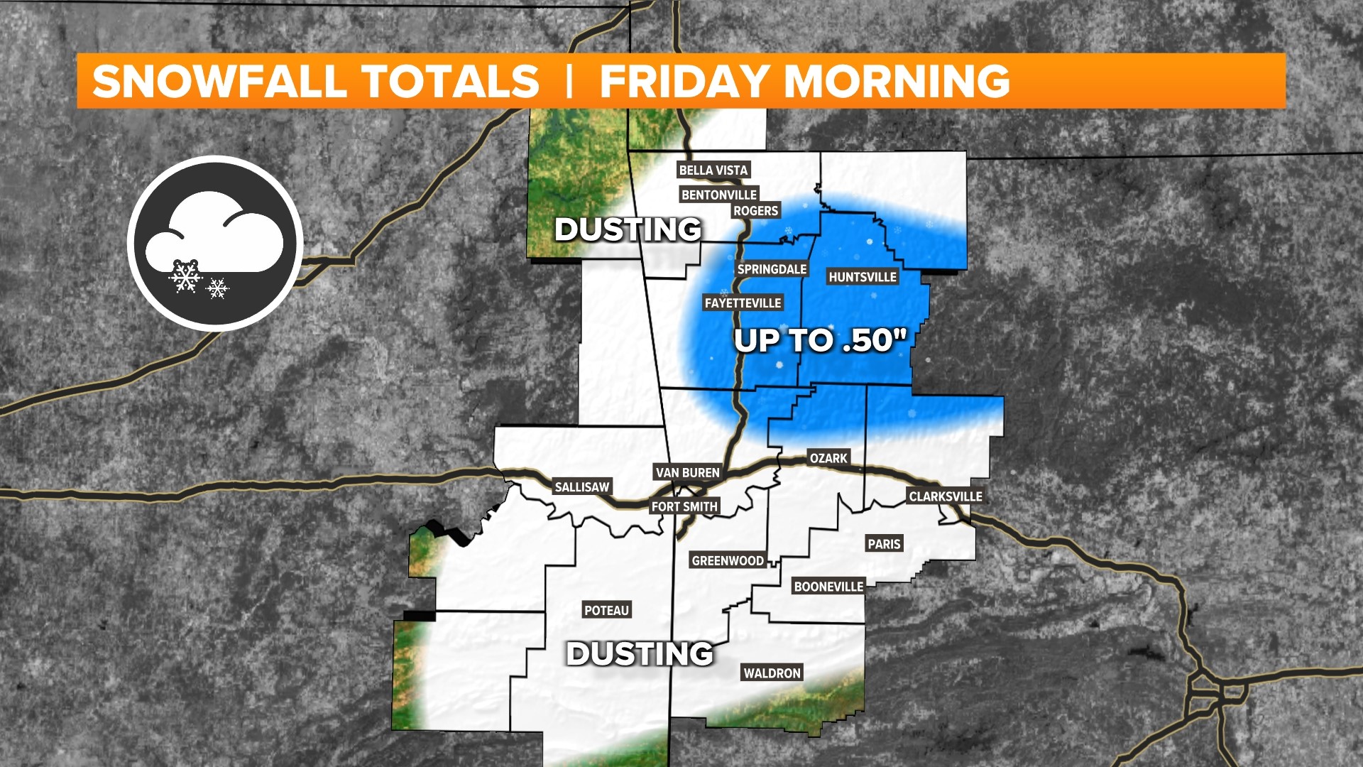 Storms to rain to snow What to expect for Friday in Arkansas