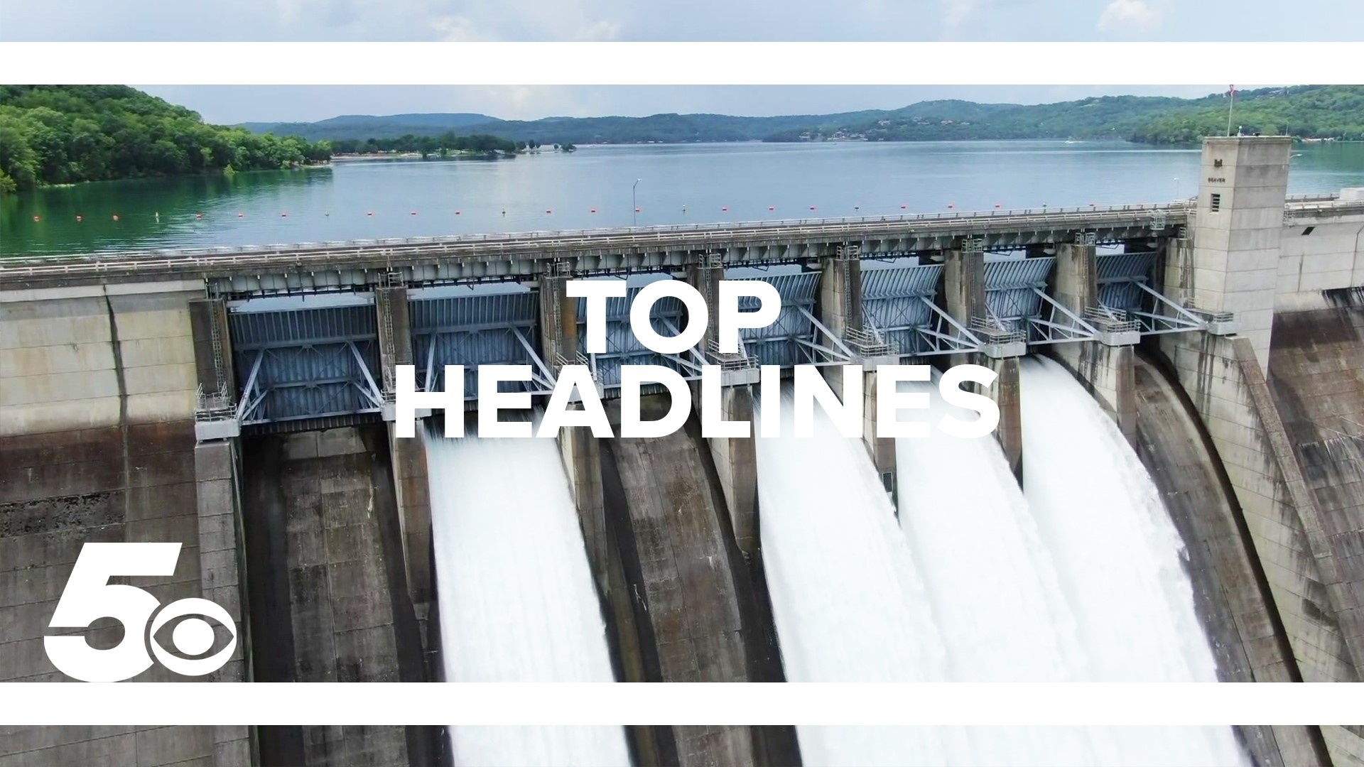 Today's top headlines include traffic problems at the Garrison Avenue Bridge, weather, a new theme park moving in next door to 5COUNTRY, and more.