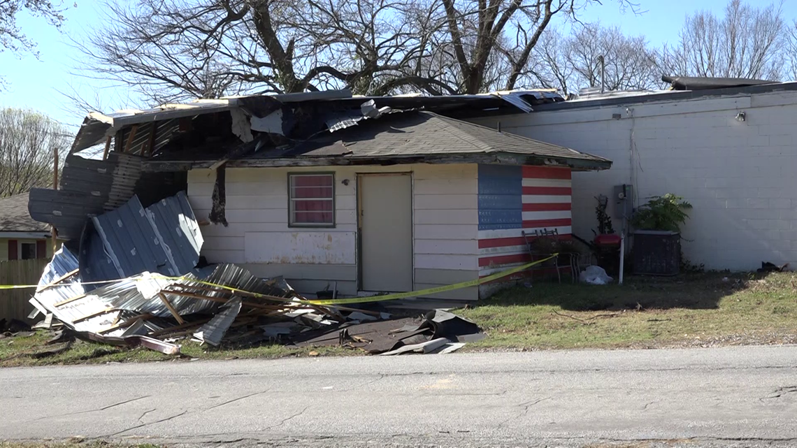 Decatur Church damaged after weekend storms.