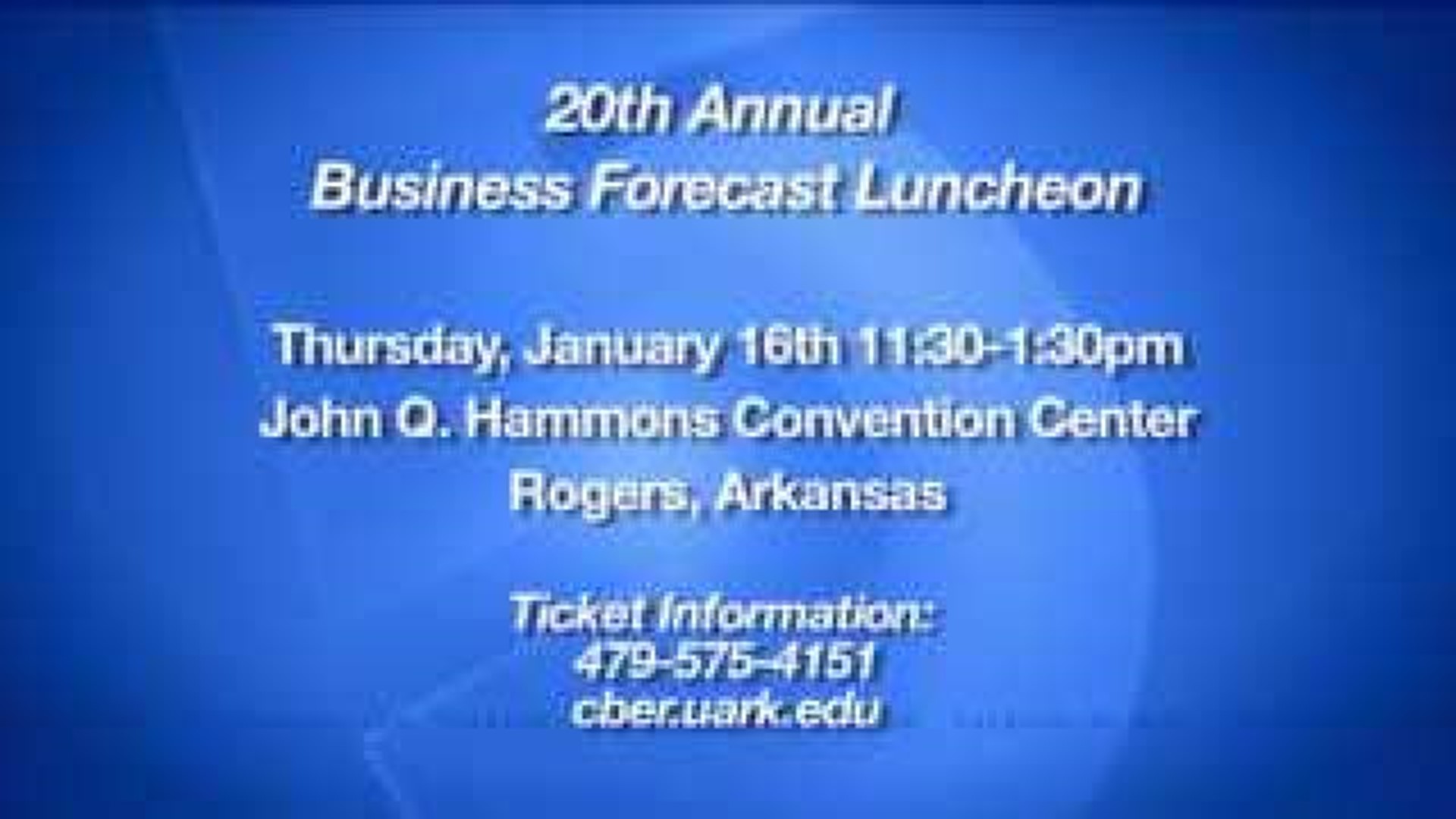 Event to Predict Business Forecast