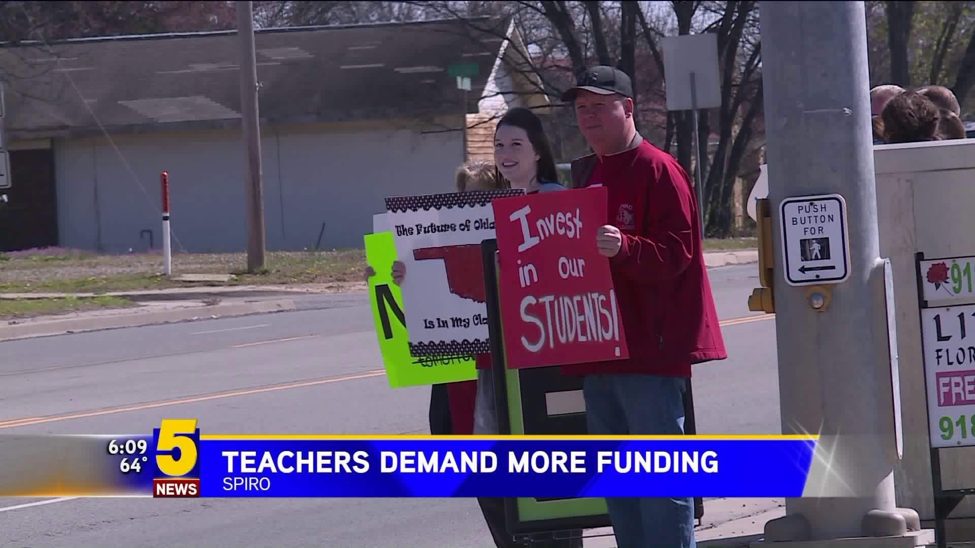 Teachers Demand More Funding
