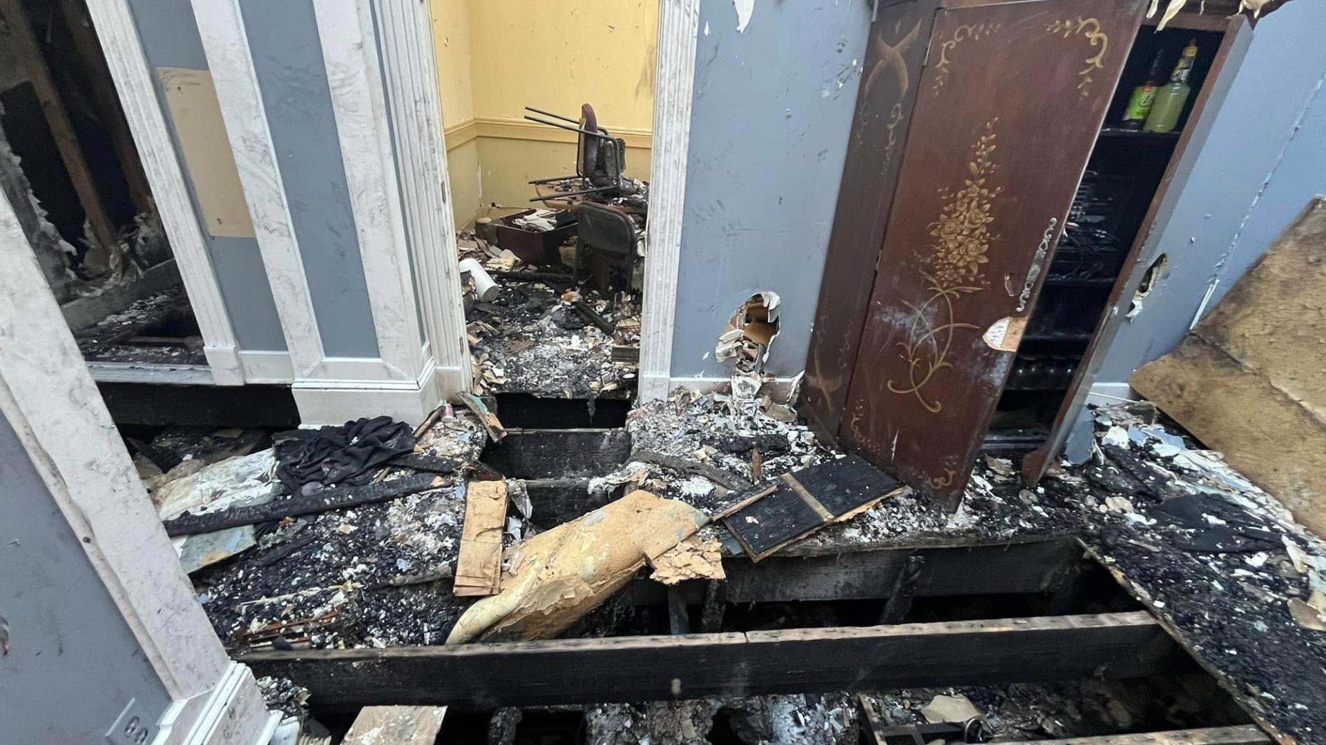Pictures show aftermath of Adelaide Hall fire in Fort Smith ...