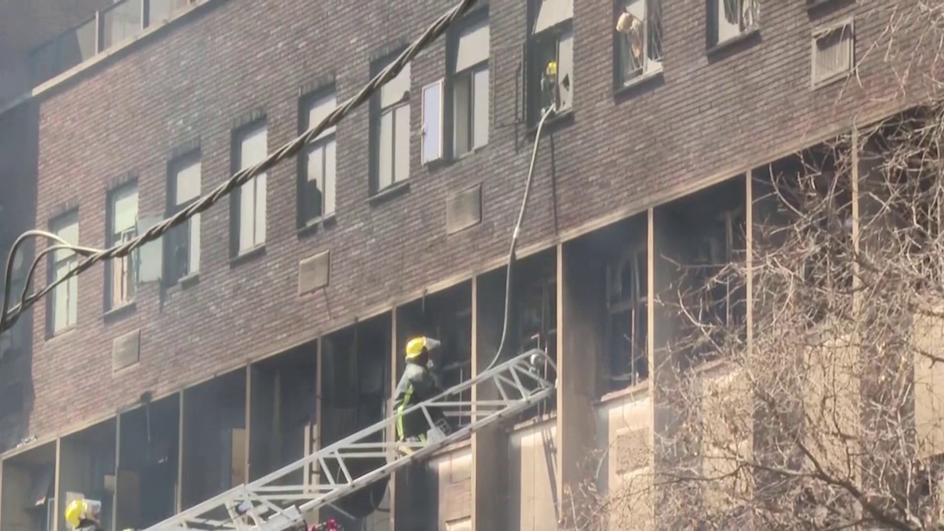 A fire in a 5-story apartment building in Johannesburg left multiple dead on the night of Aug.