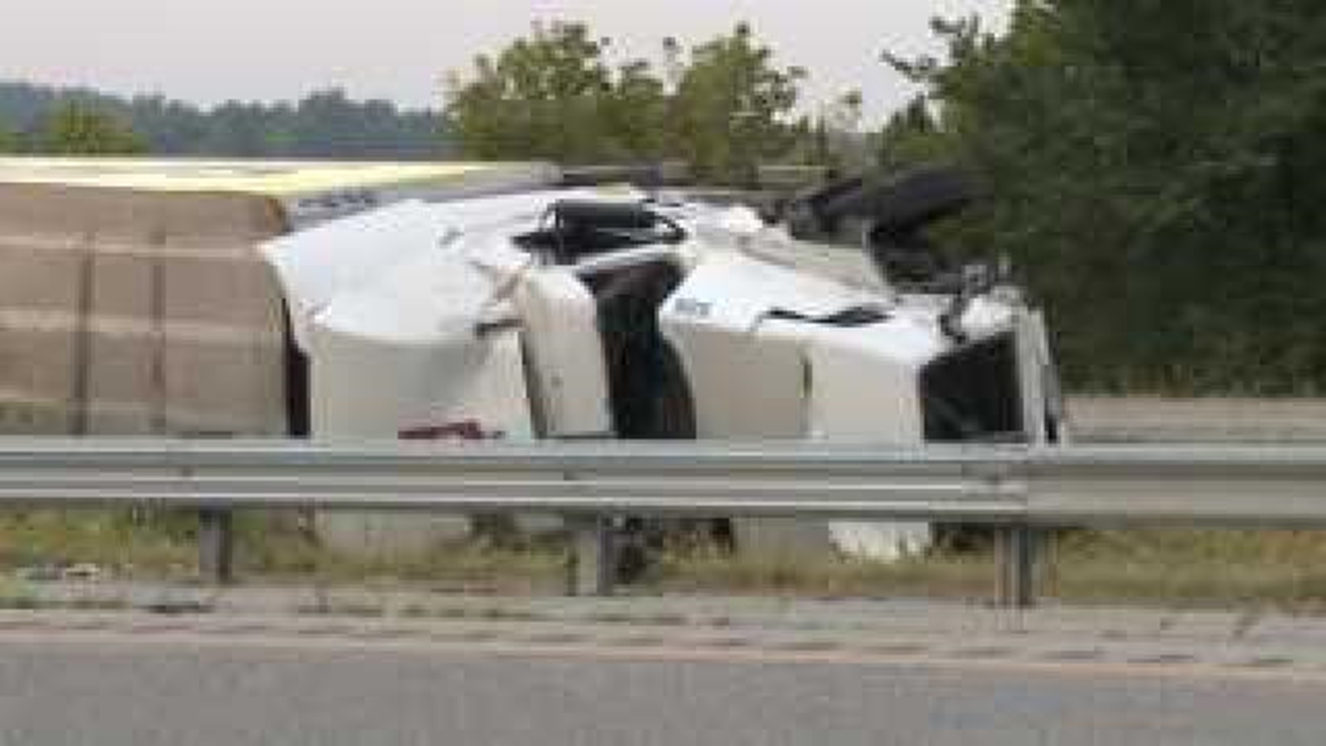Two Hospitalized in Interstate Accident