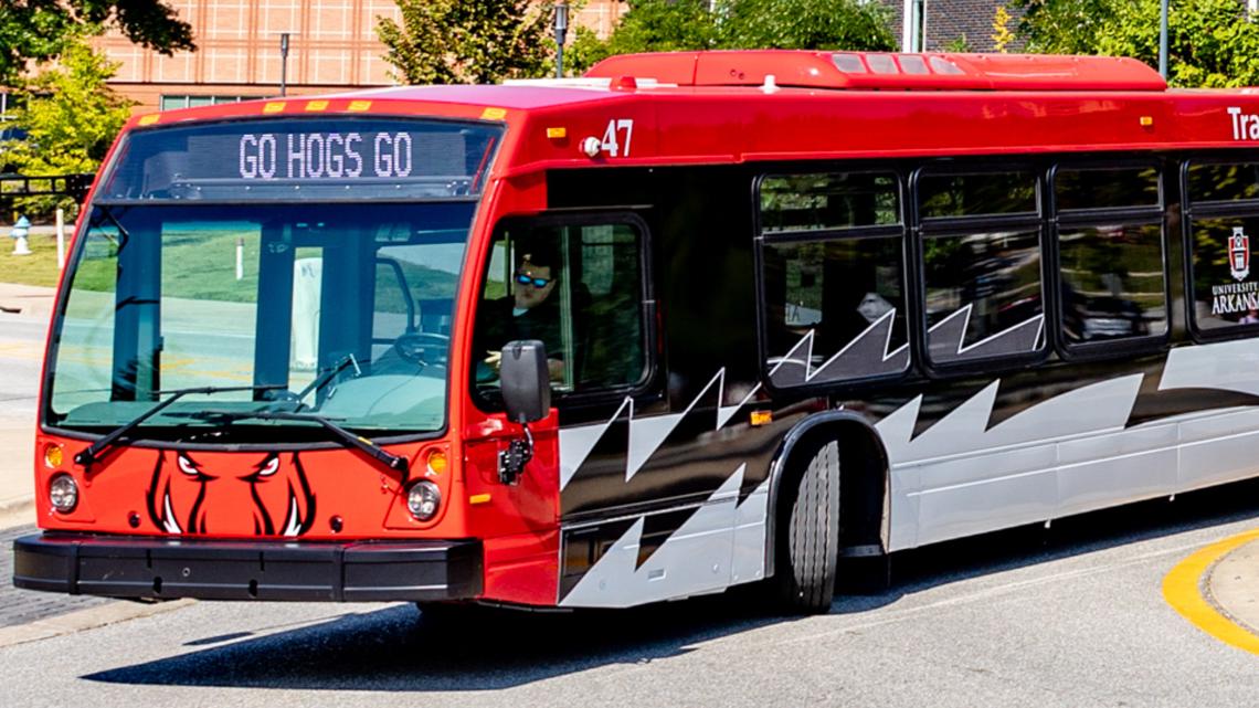University of Arkansas receives $13 million grant for new Razorback Transit buses