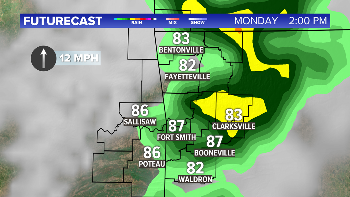 Northwest Arkansas and River Valley weather forecast