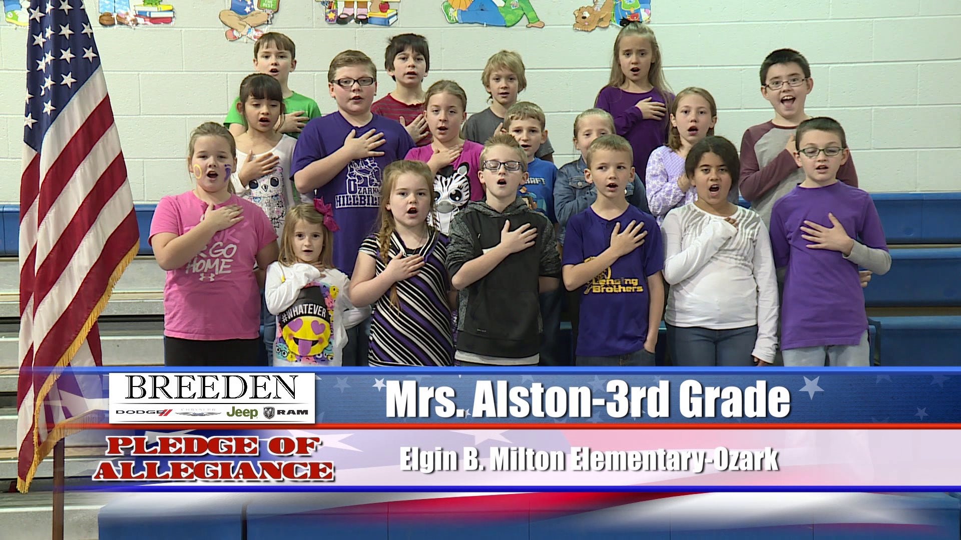 Mrs. Alston  3rd Grade  Elgin B. Milton Elementary  Ozark