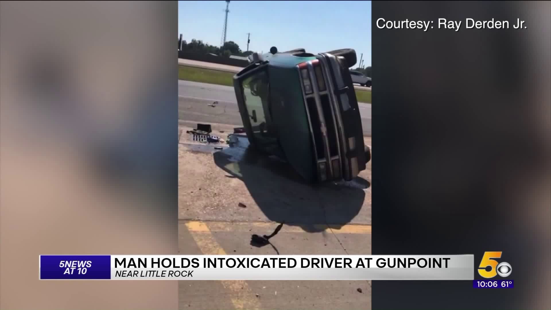 Arkansas Man Holds Intoxicated Driver At Gunpoint After Car Crash