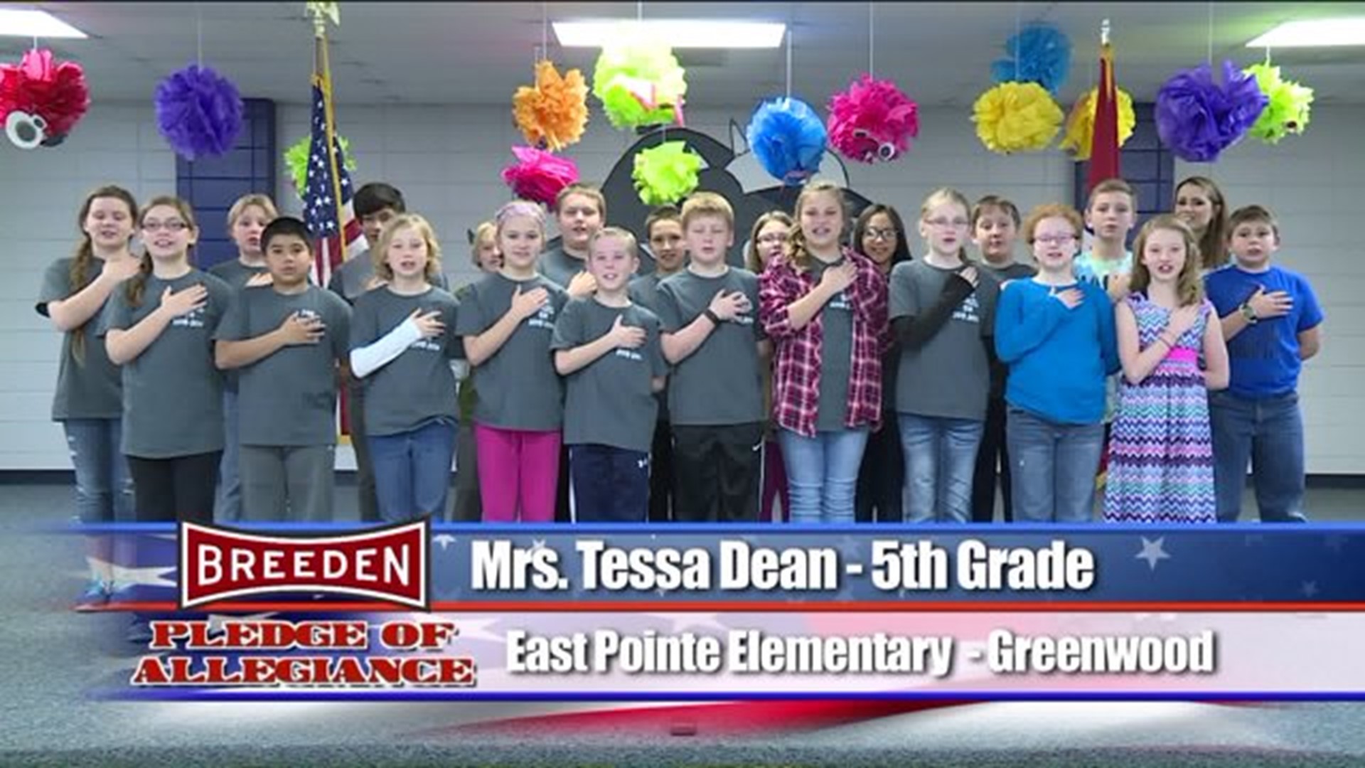 East Point Elementary - Greenwood, Mrs. Dean - Fifth Grade