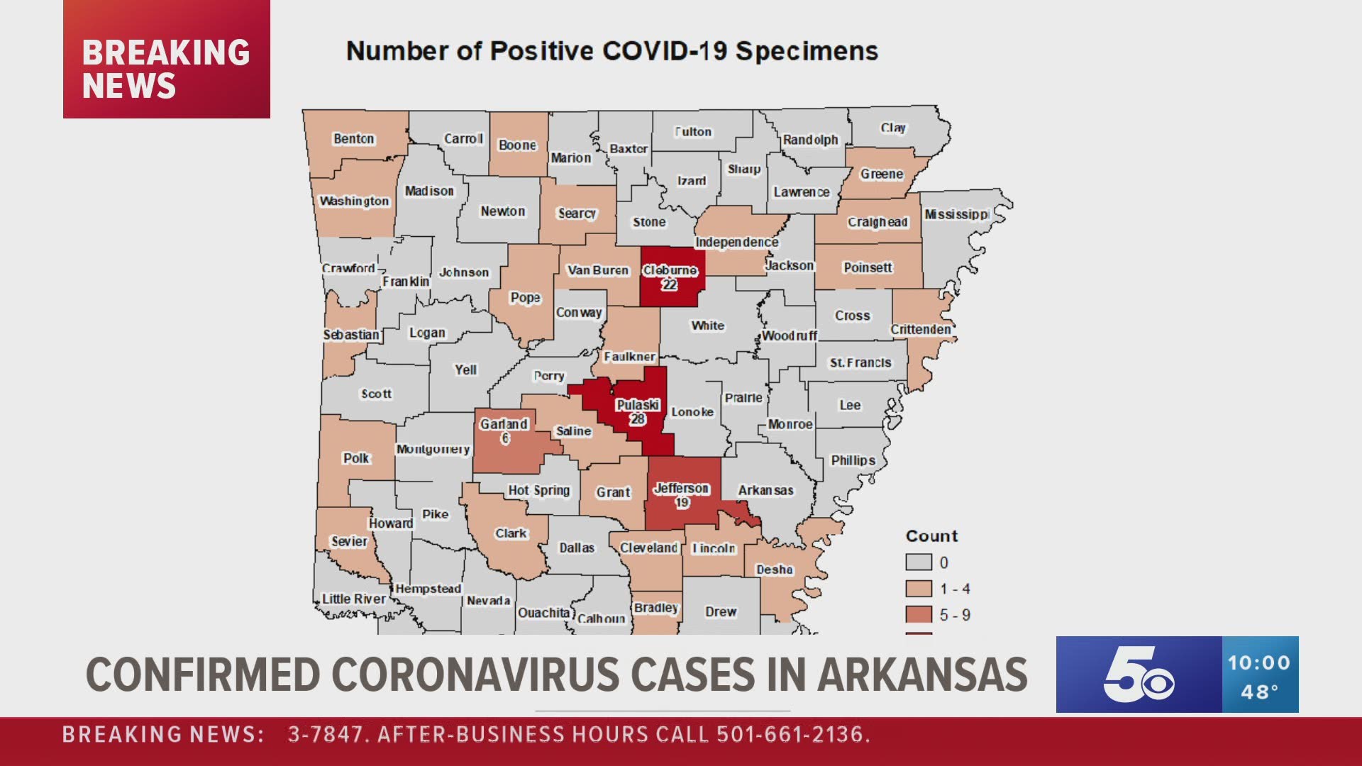 Coronavirus in Arkansas First Case Now Confirmed In Sebastian County