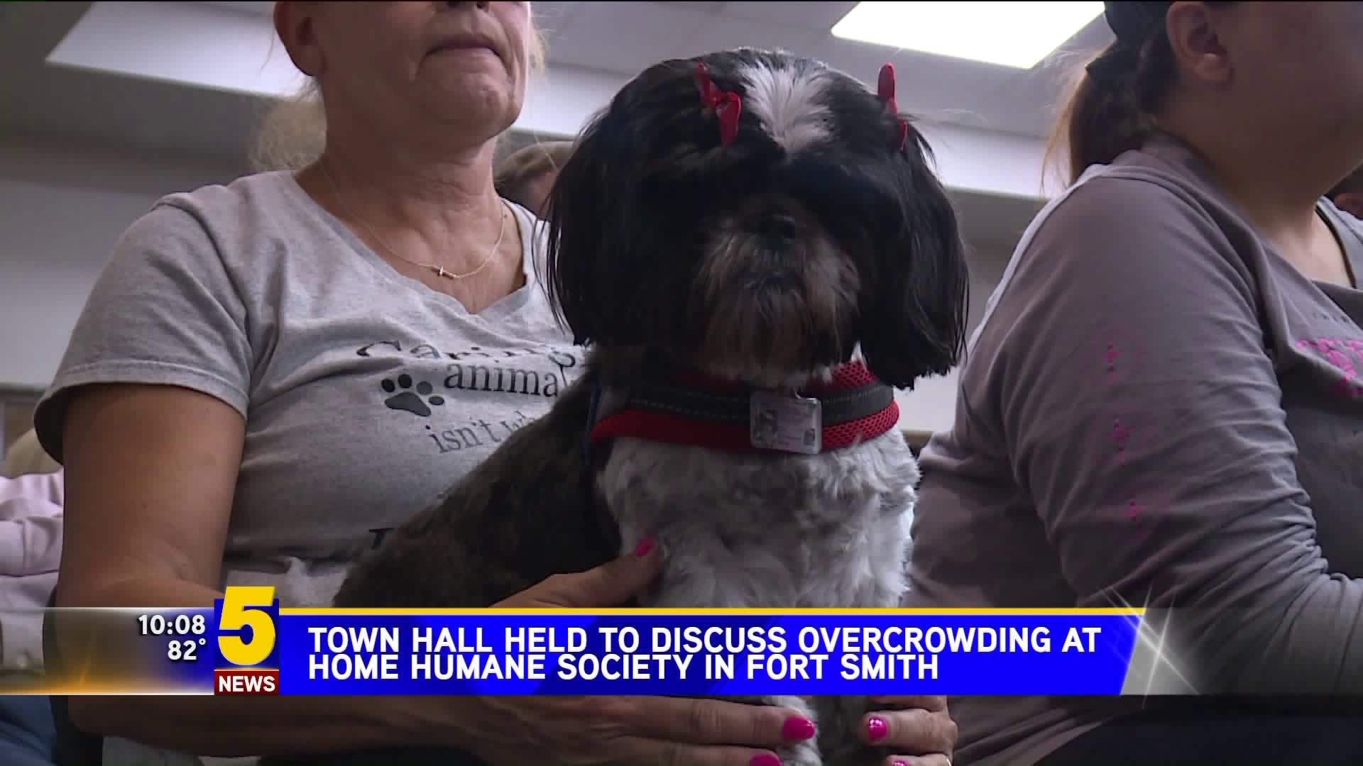 Town Hall Held To Discuss Overcrowding At Hope Humane Society In Fort Smith