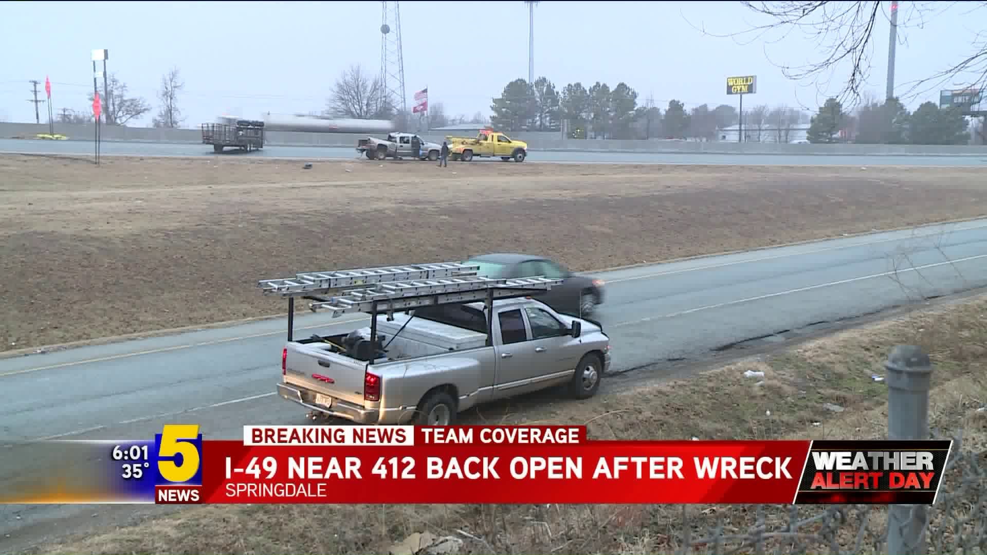 I-49 Back Open After Wreck