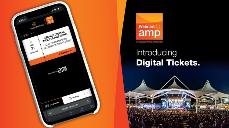 Walmart AMP announces transition to digital tickets