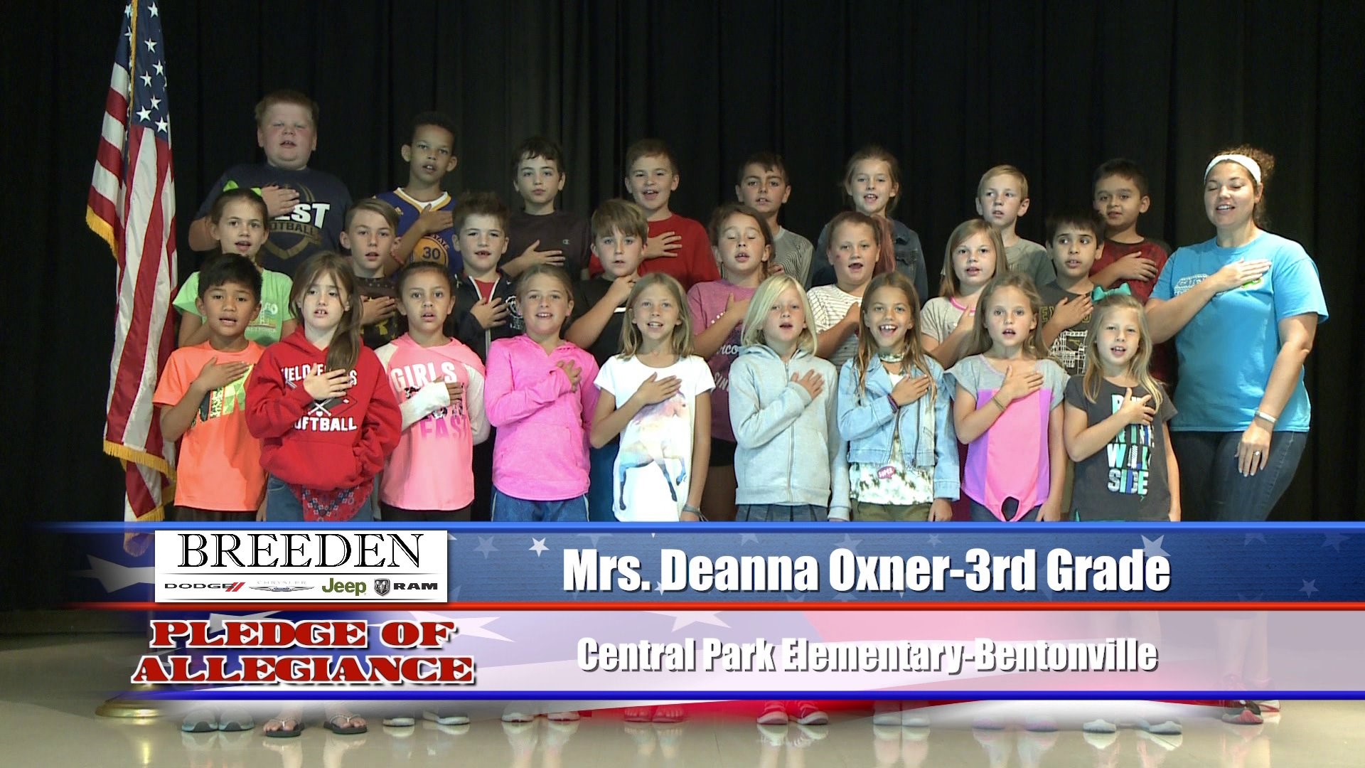 Mrs. Deanna Oxner  3rd Grade  Central Park Elementary  Bentonville