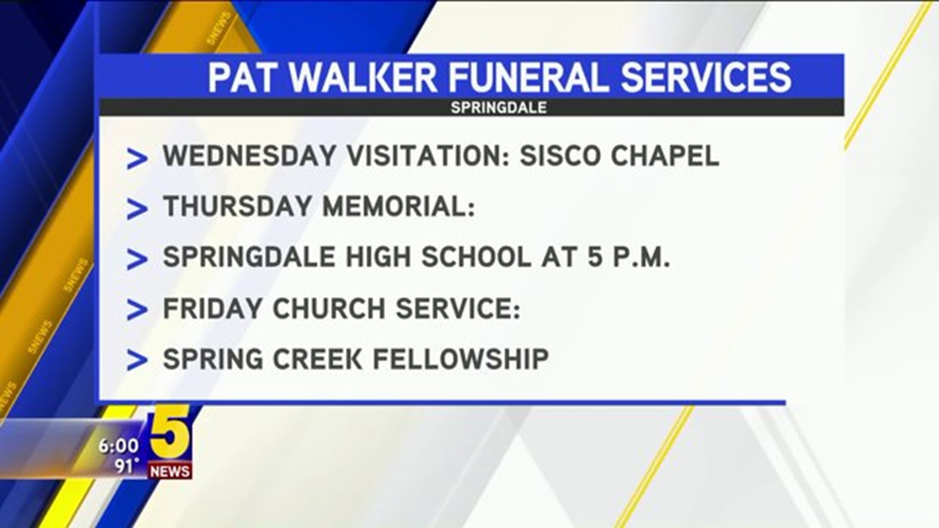Pat Walker Remembered