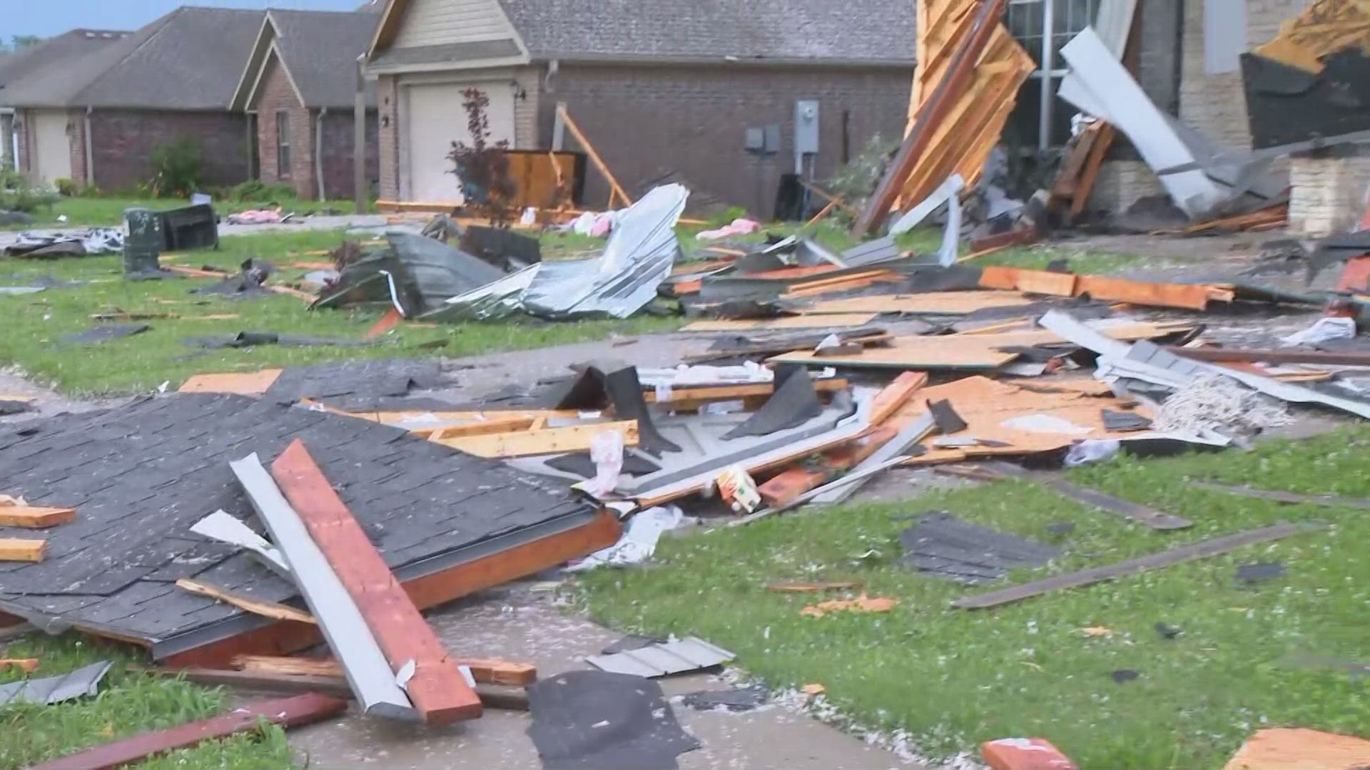 Severe storms swept through Northwest Arkansas early Wednesday morning, leaving significant property damage in Highfill.