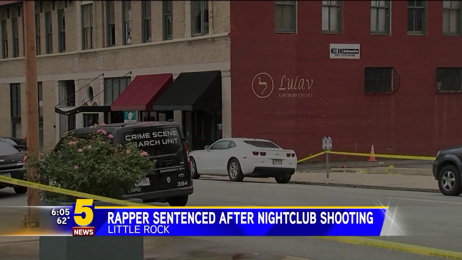 Rapper Sentenced After Nightclub Shooting