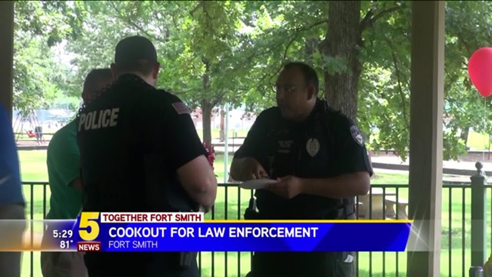 Cookout For Law Enforcement