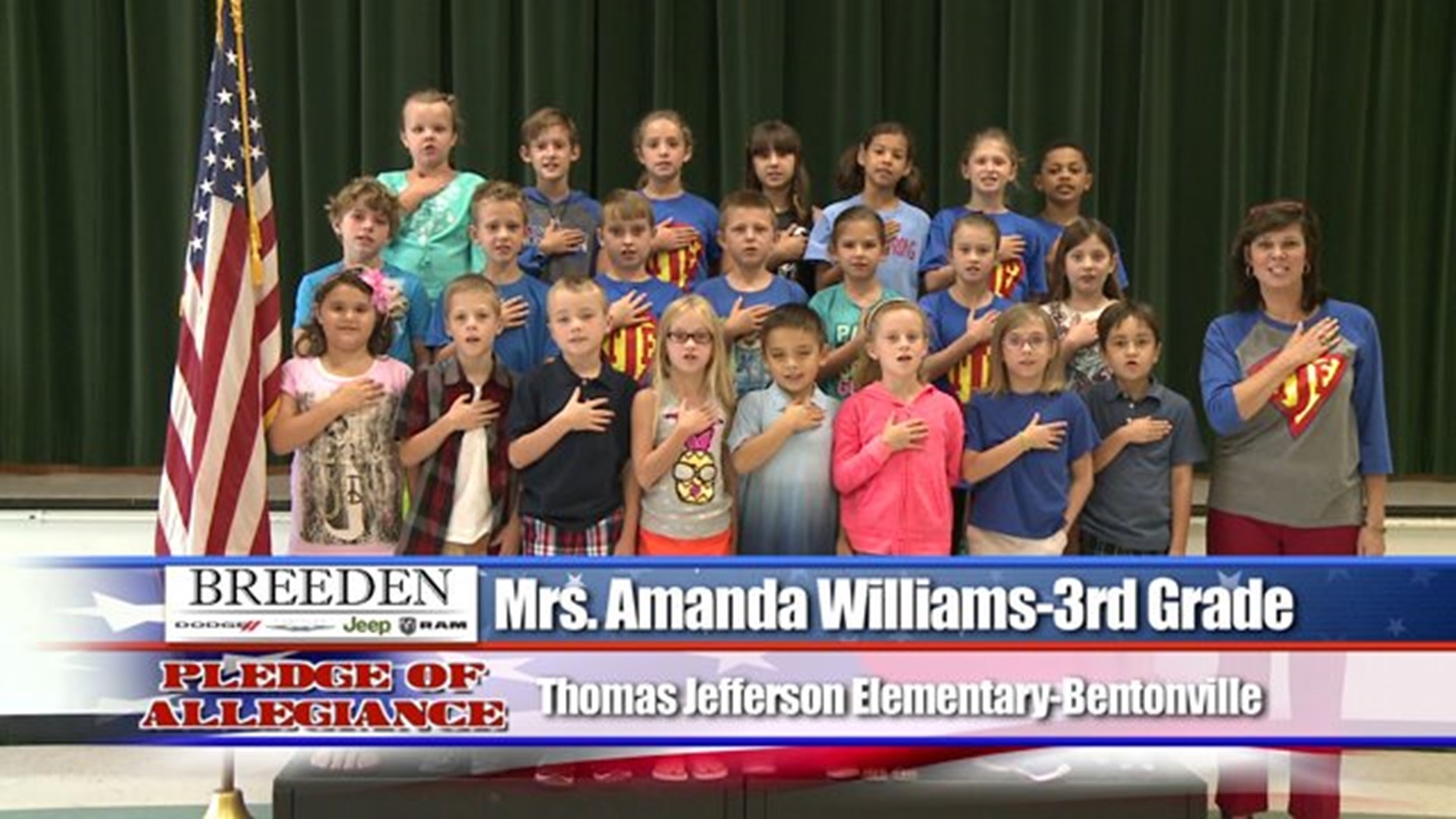 Thomas Jefferson Elementary, Bentonville - Mrs. Amanda Williams - 3rd Grade