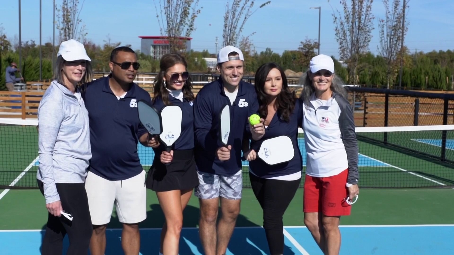 Jo, Tiffany, Ruben and Zac had a friendly competition on the pickleball courts in Bentonville.