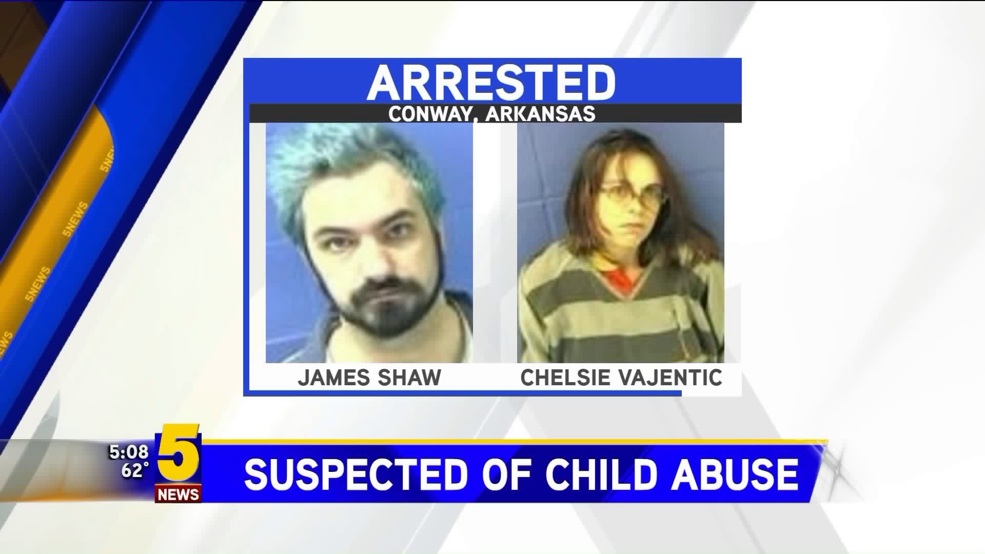 Conway Couple Suspected of Child Abuse