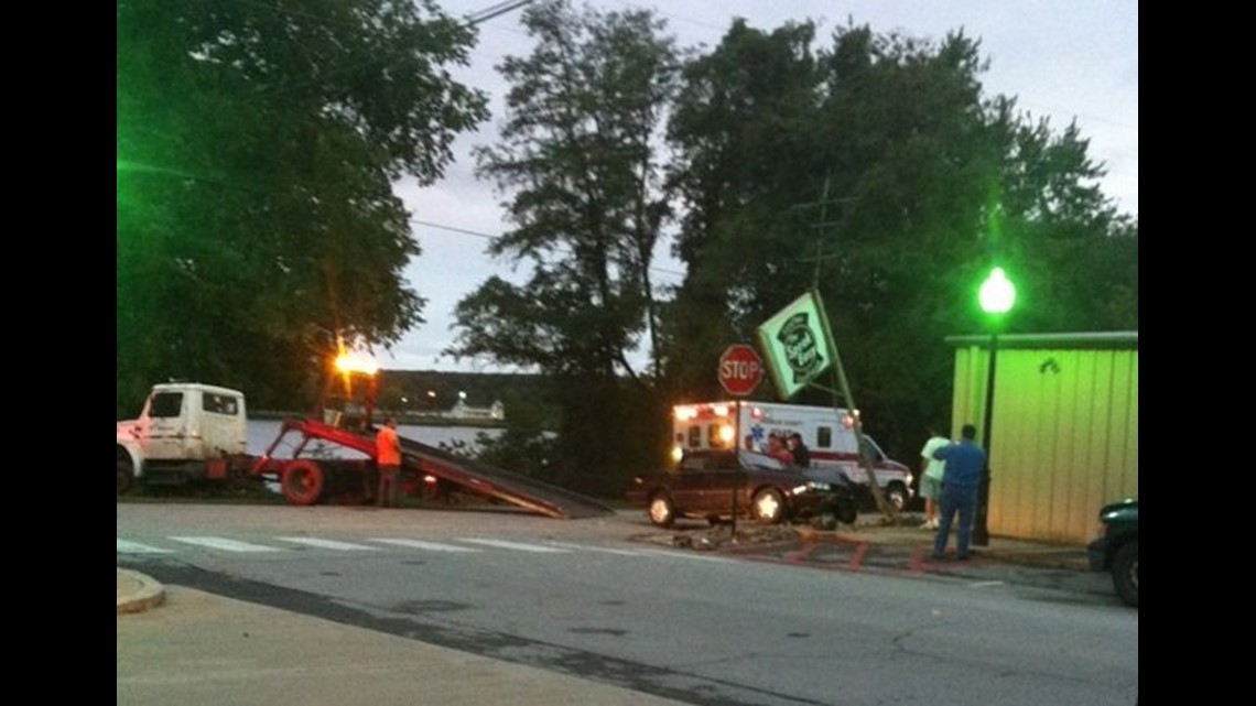 Man Crashes Car into Ozark Bar