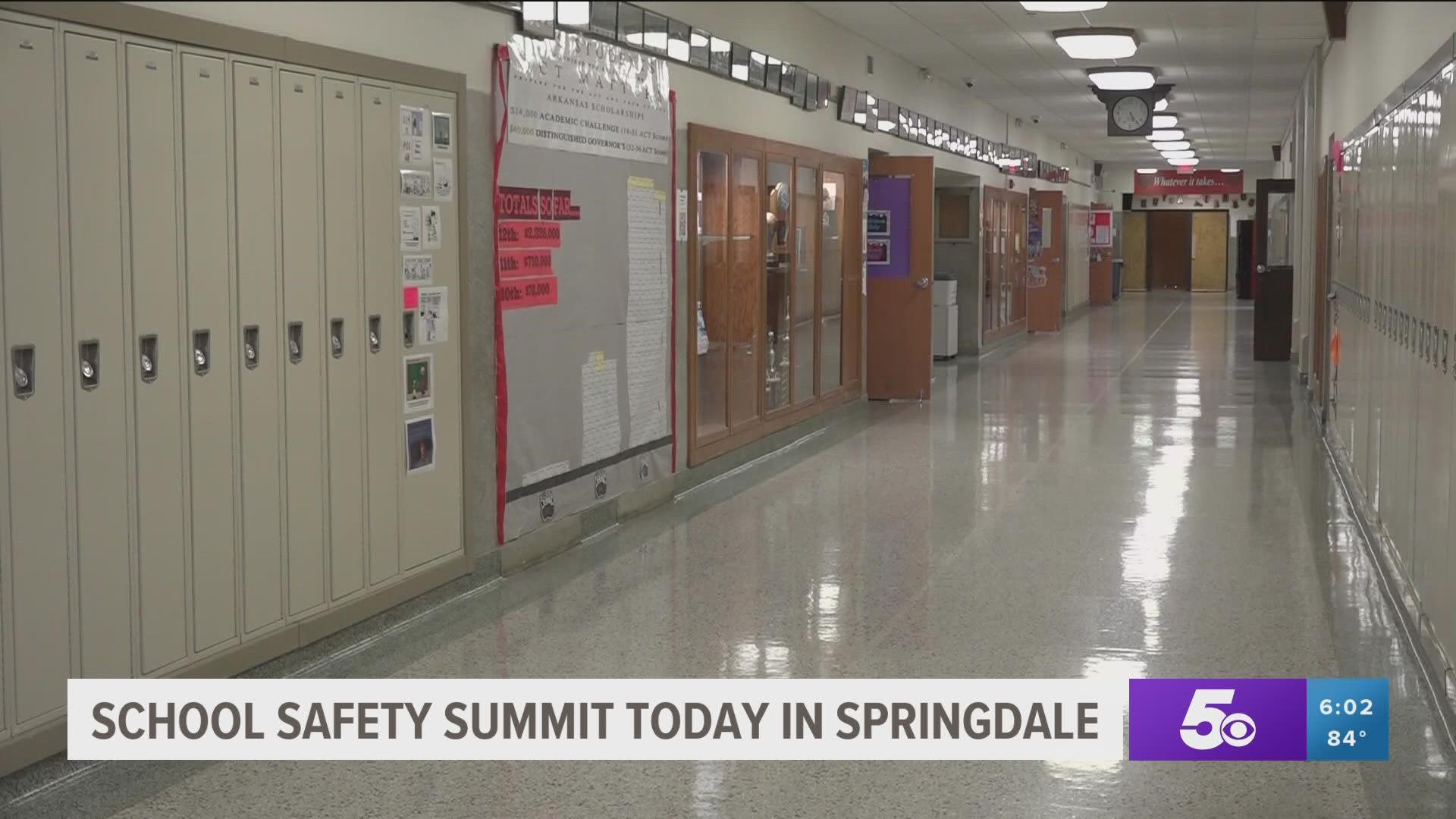 After weeks of several mass shootings, including one that killed 19 at an elementary school in Texas, the Springdale School District is hosting a regional school saf