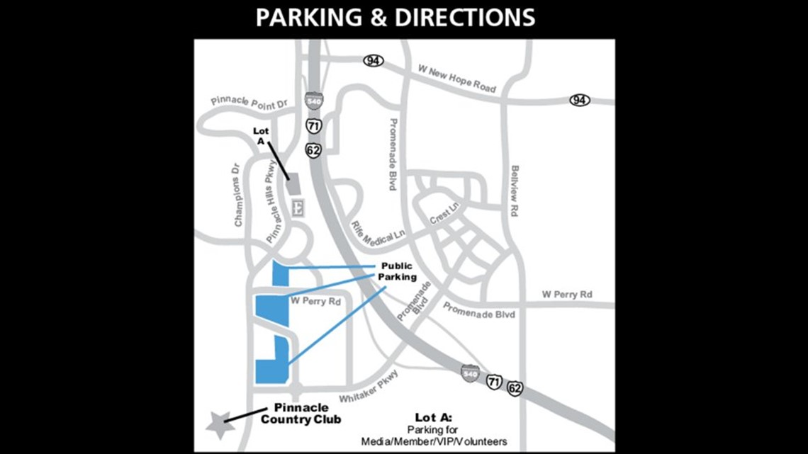 LPGA Northwest Arkansas Championship Parking Information