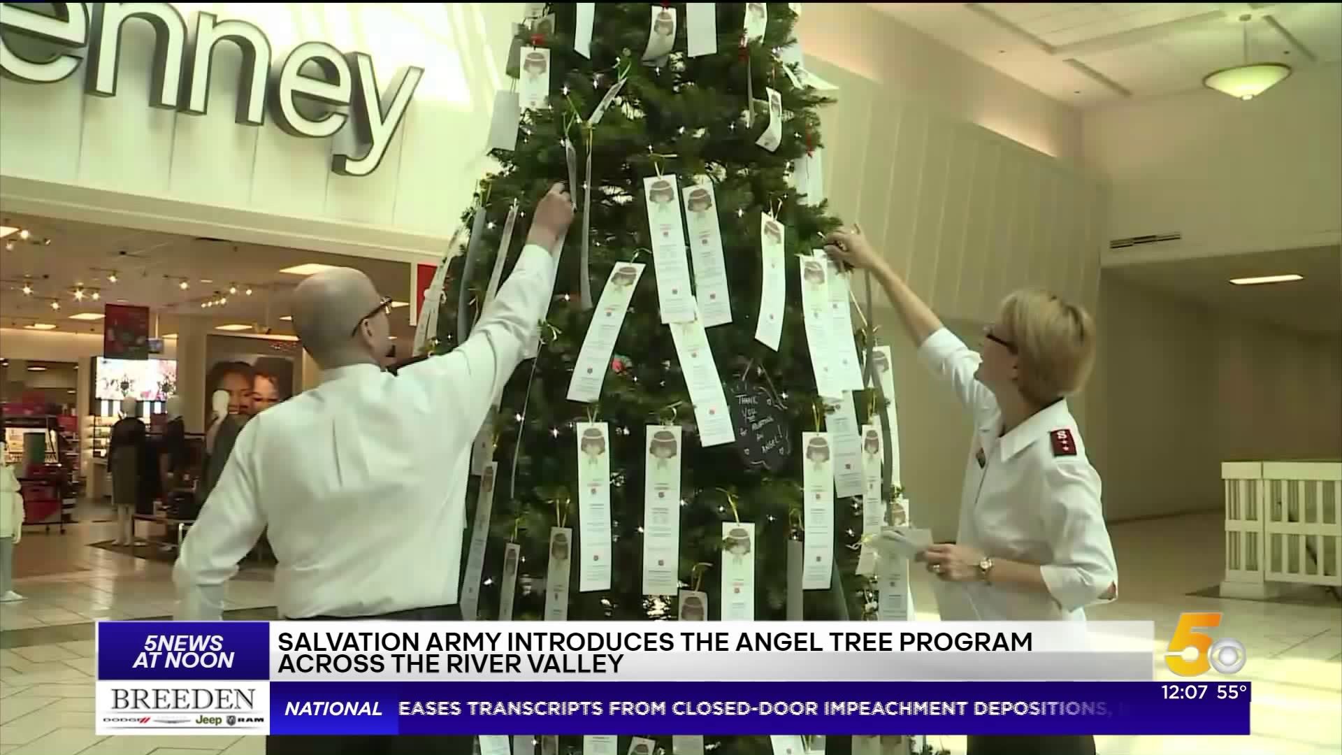 Salvation Army Introduces The Angel Tree Program Across The River Valley