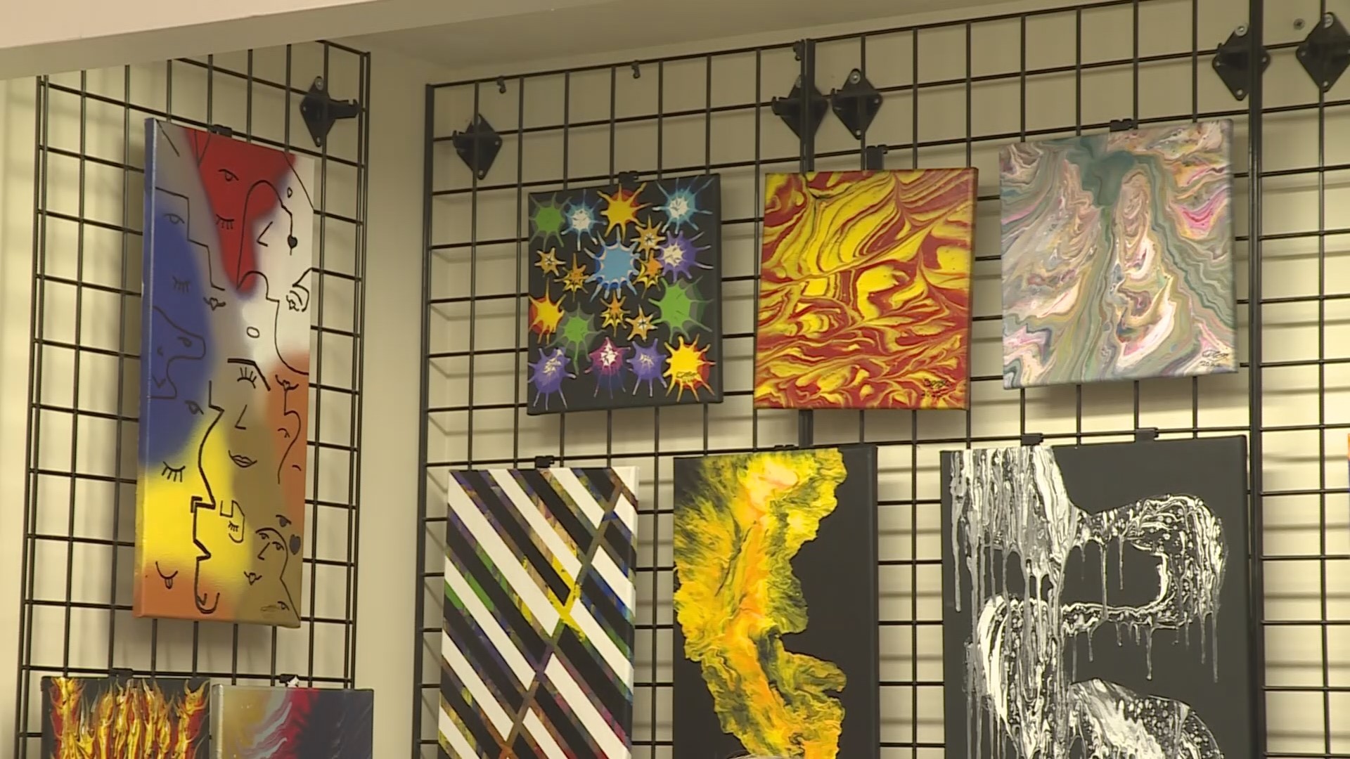 Organizers of the event say that art can have a positive impact on mental health and help veterans cope with issues such as PTSD, anxiety and depression.